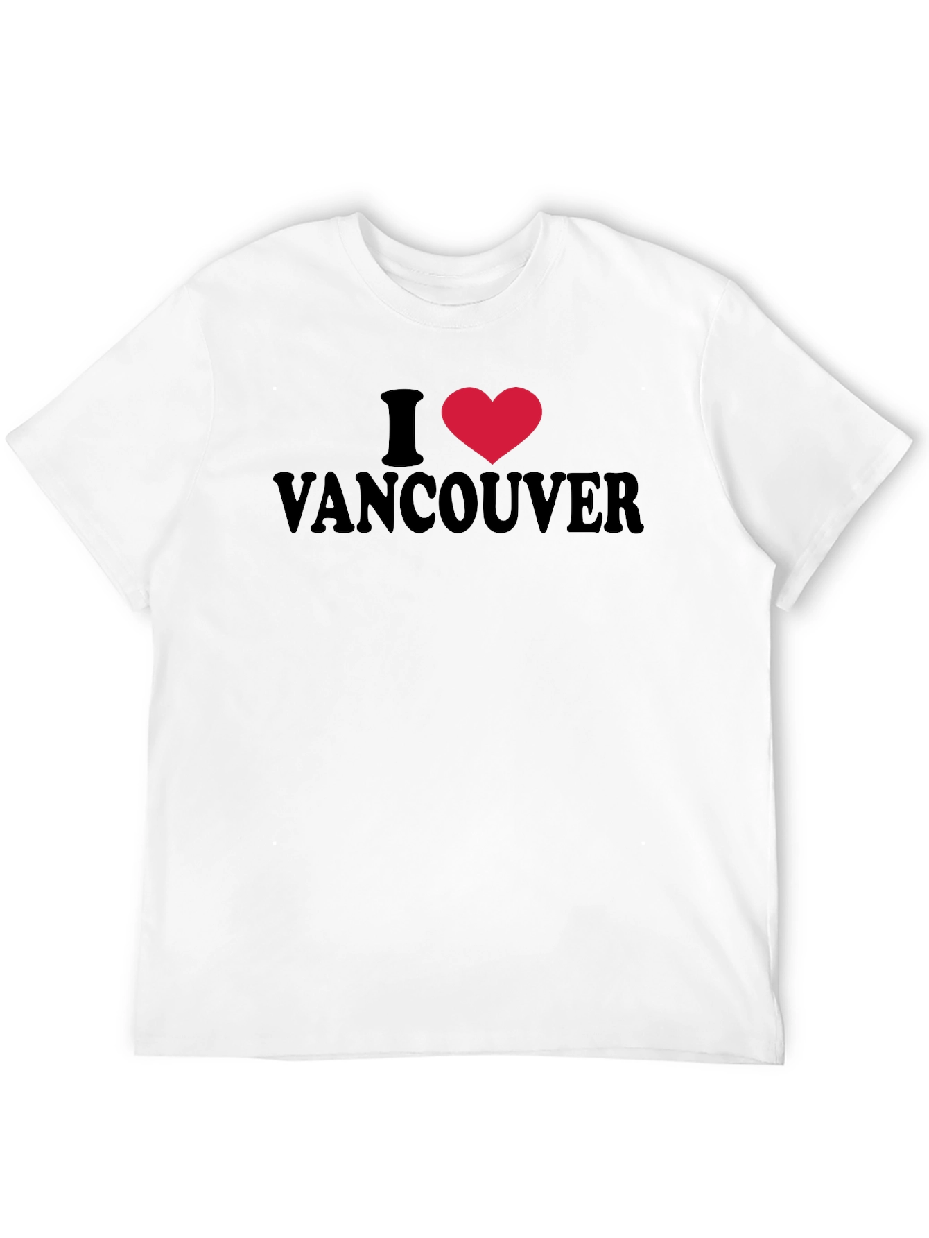 I Heart Vancouver T-Shirt - Black