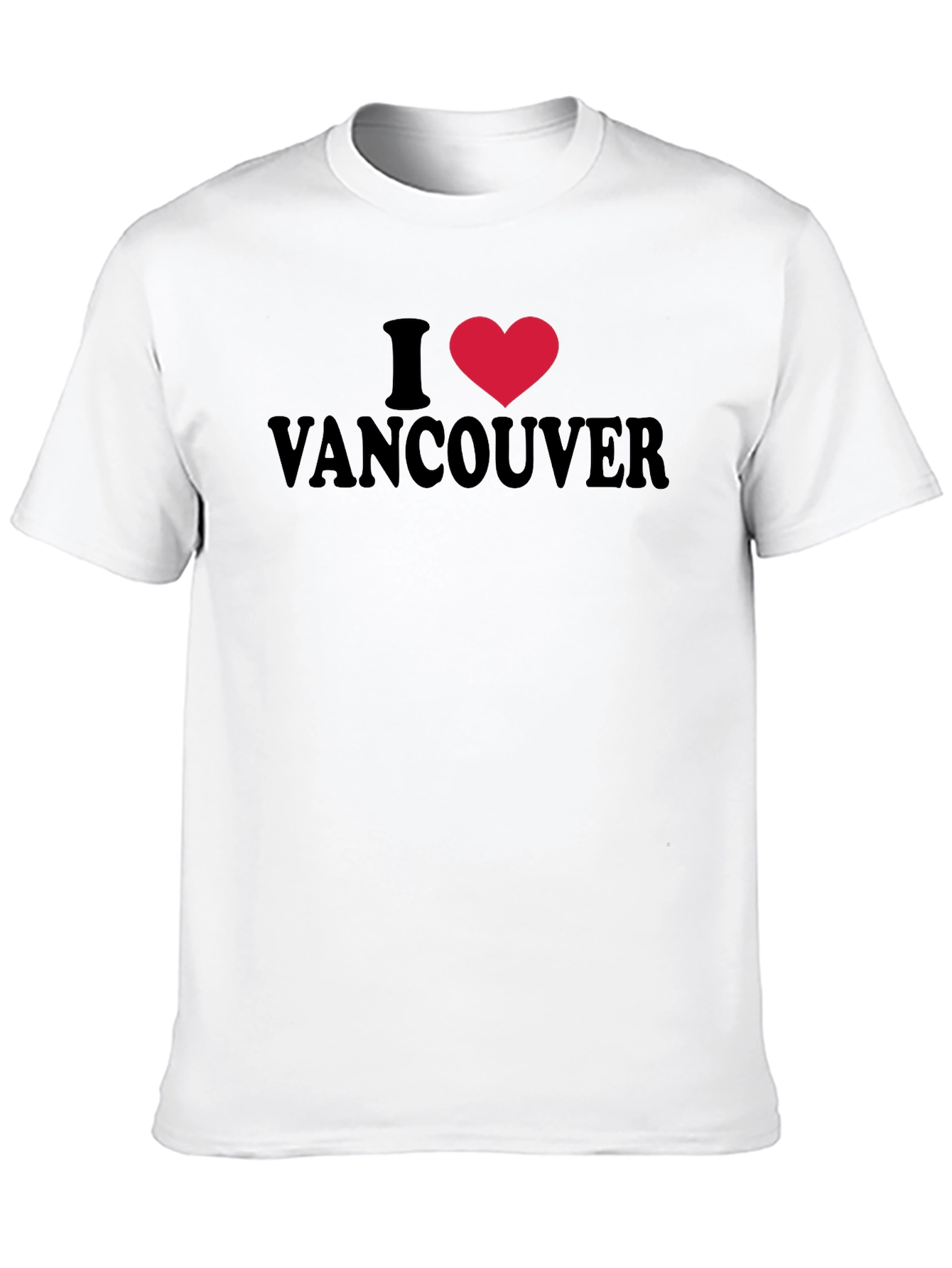 I Heart Vancouver T-Shirt - Black