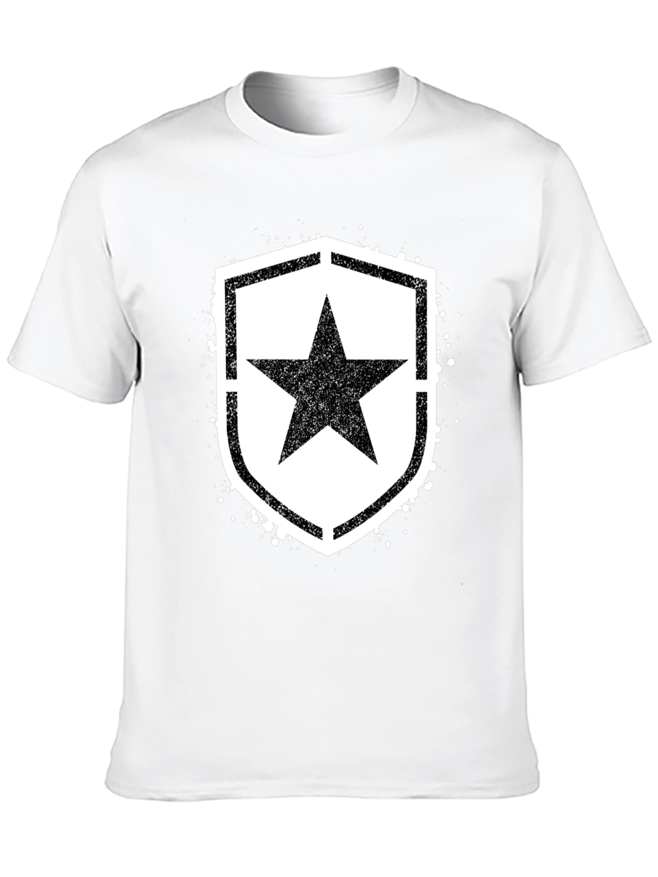 Star Shield Graphic T-Shirt - Black