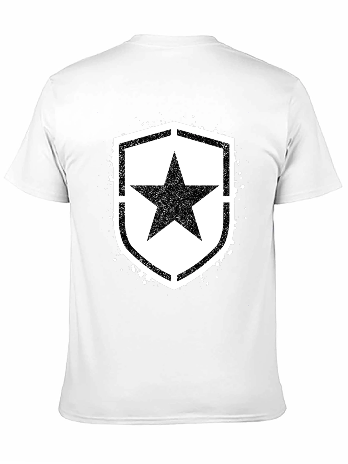 Star Shield Graphic T-Shirt - Black