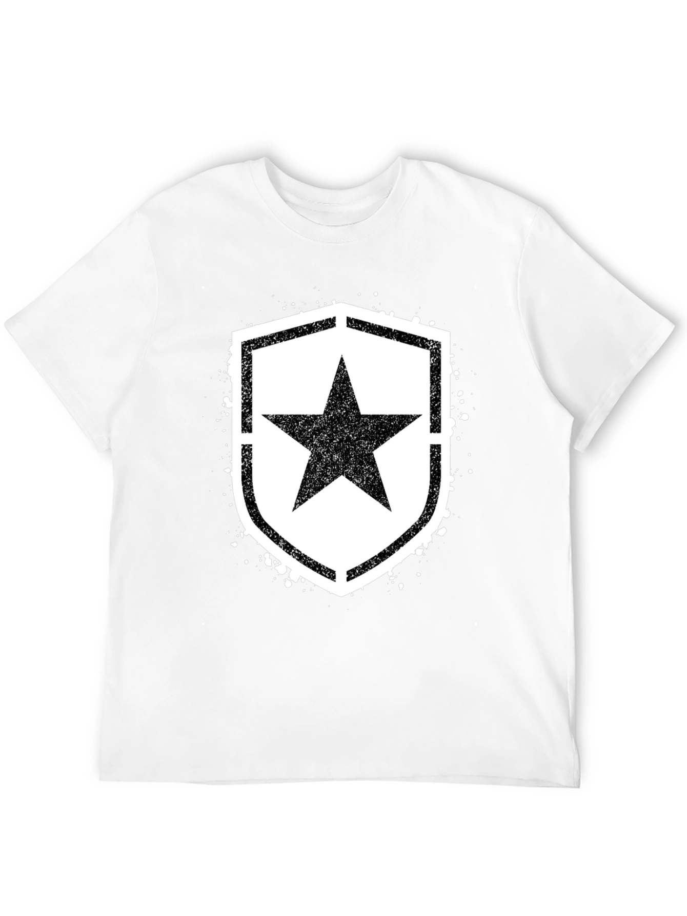 Star Shield Graphic T-Shirt - Black