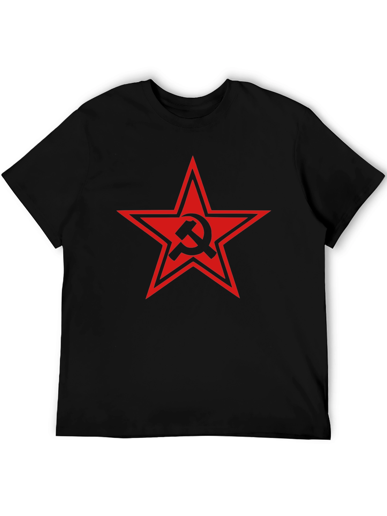 Hammer and Sickle Red Star Graphic Tee