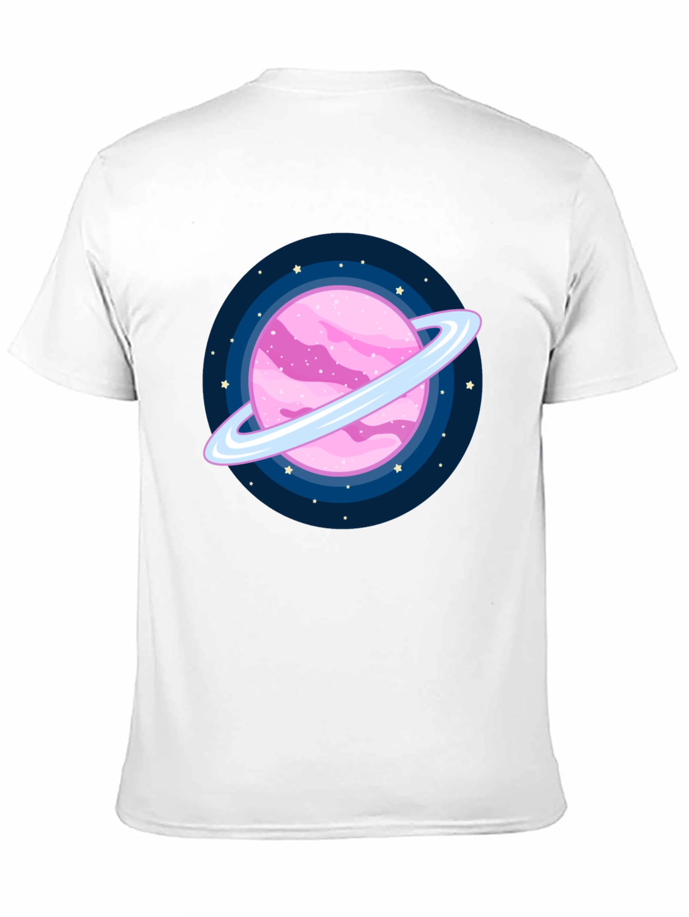 Pink Planet T-Shirt - Galactic Style
