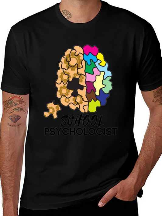 School Psychologist Brain Gear T-Shirt