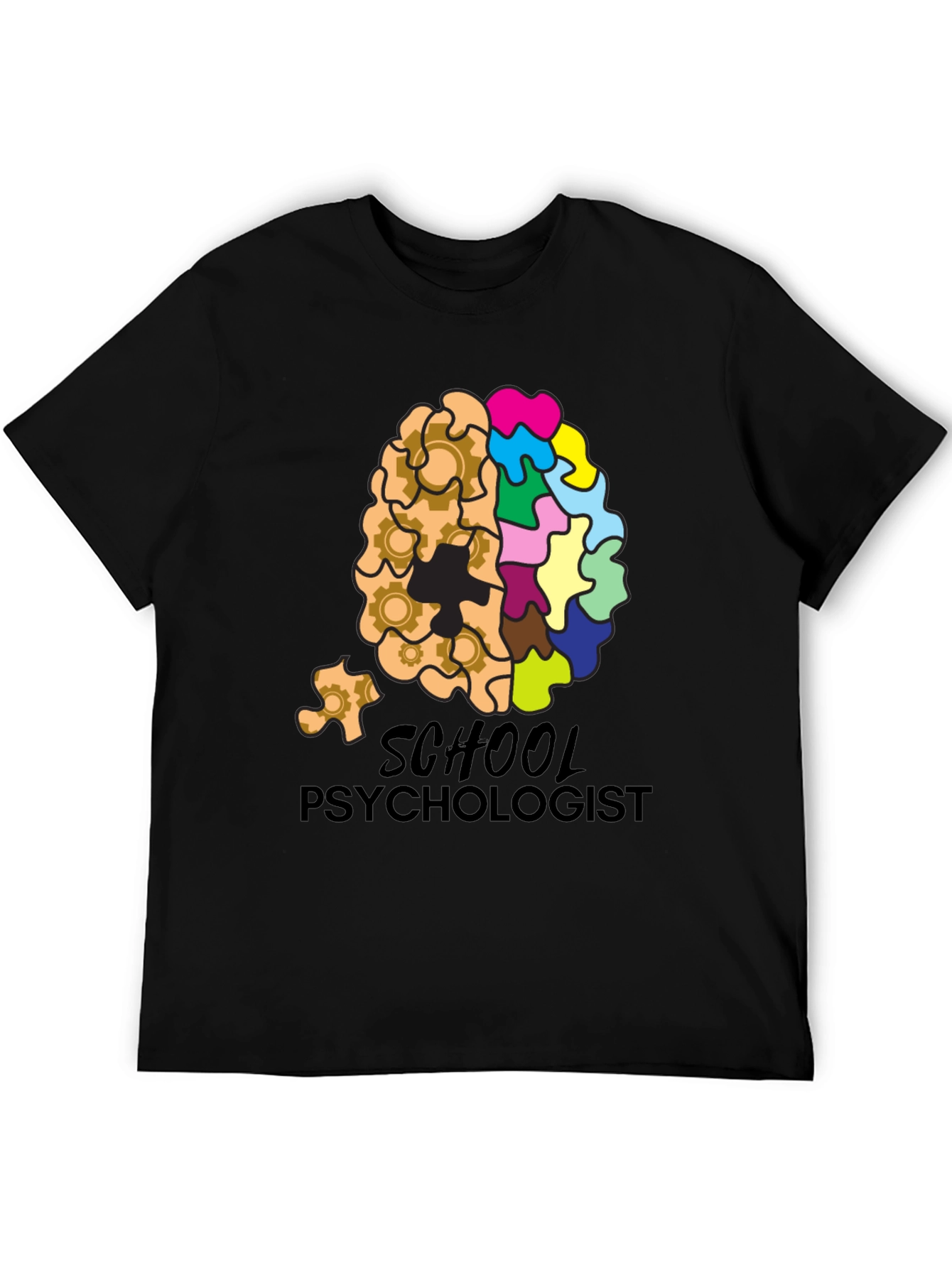 School Psychologist Brain Gear T-Shirt