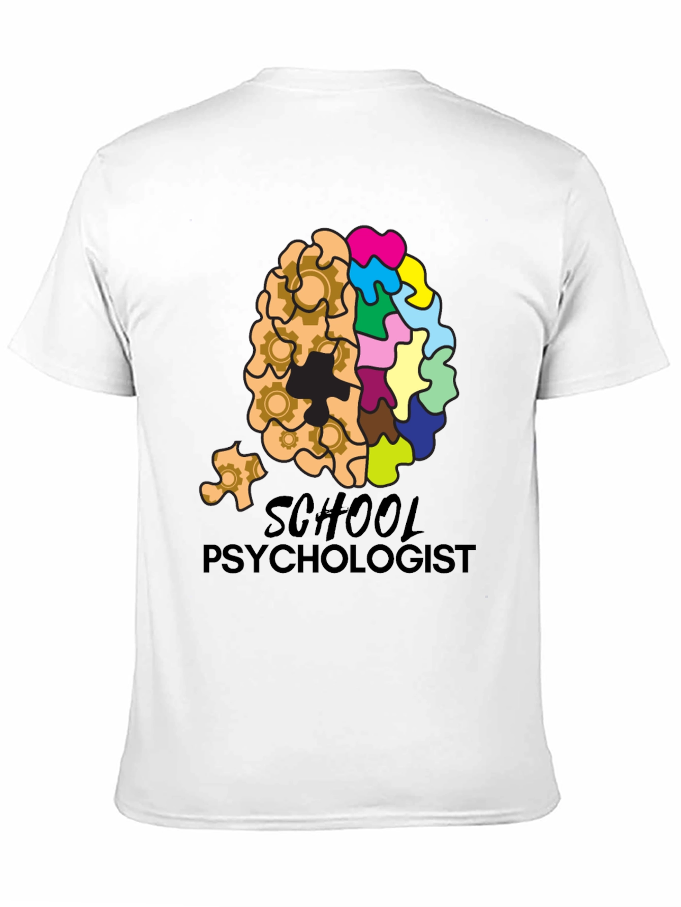 School Psychologist Brain Gear T-Shirt