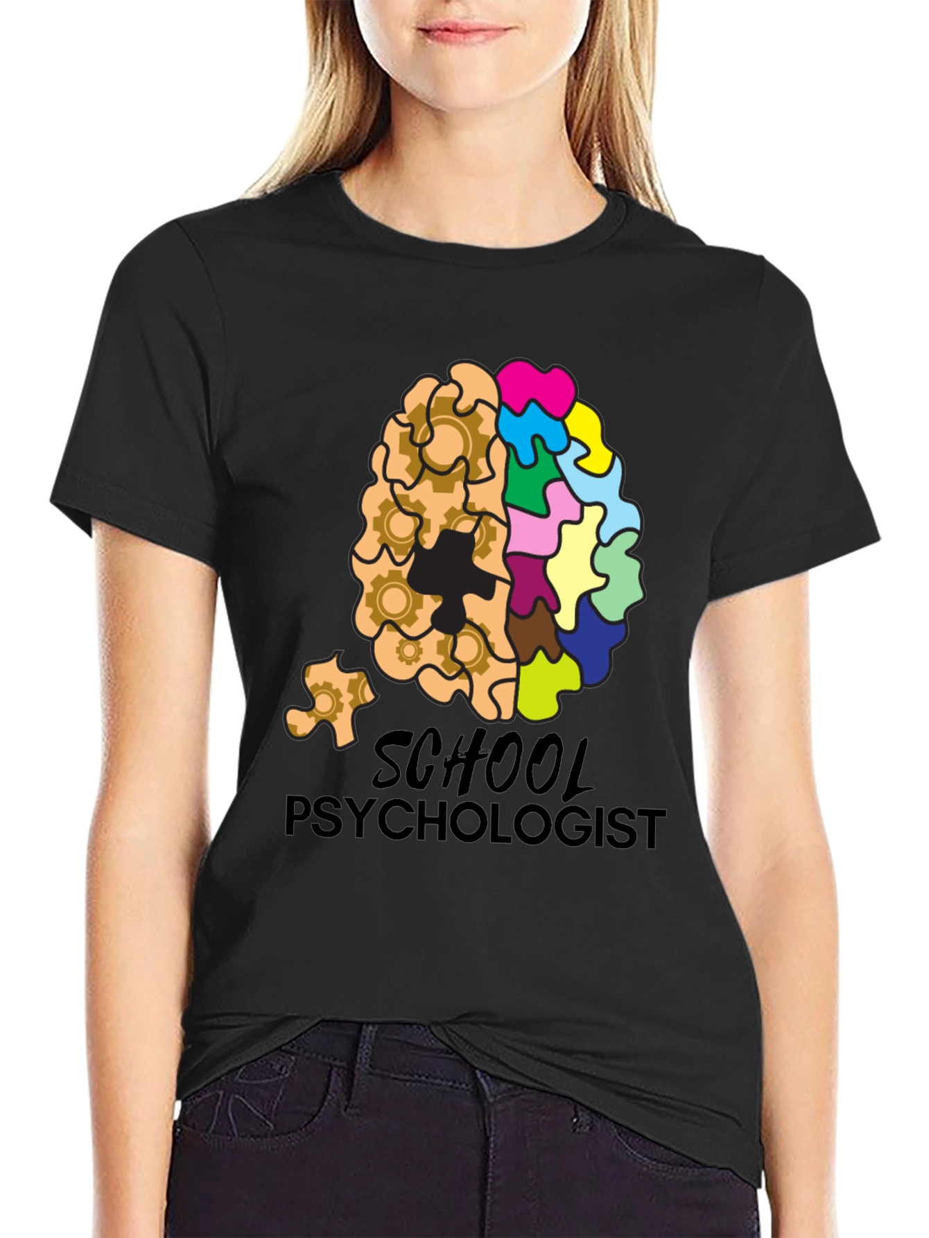 School Psychologist Brain Gear T-Shirt