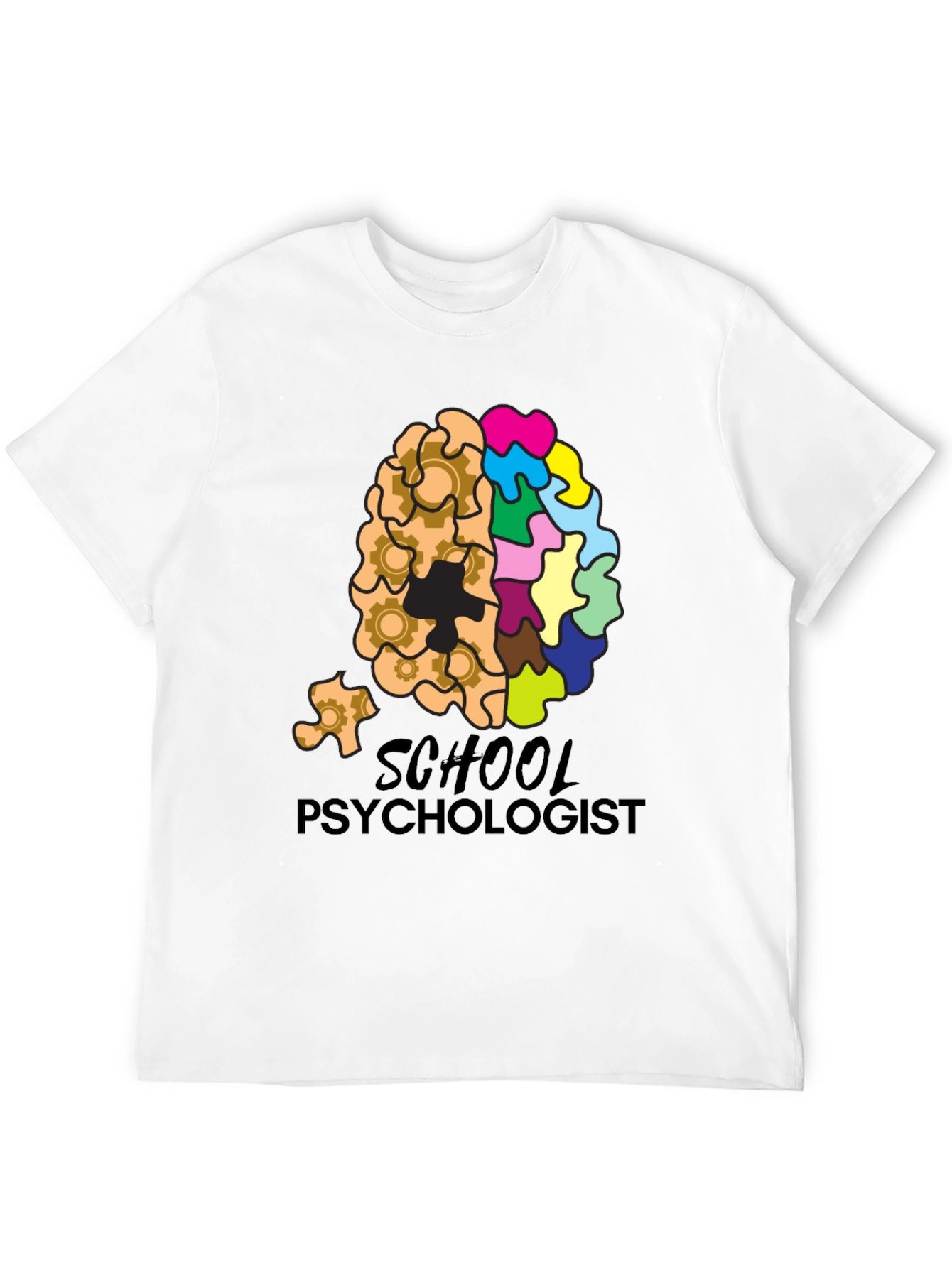School Psychologist Brain Gear T-Shirt