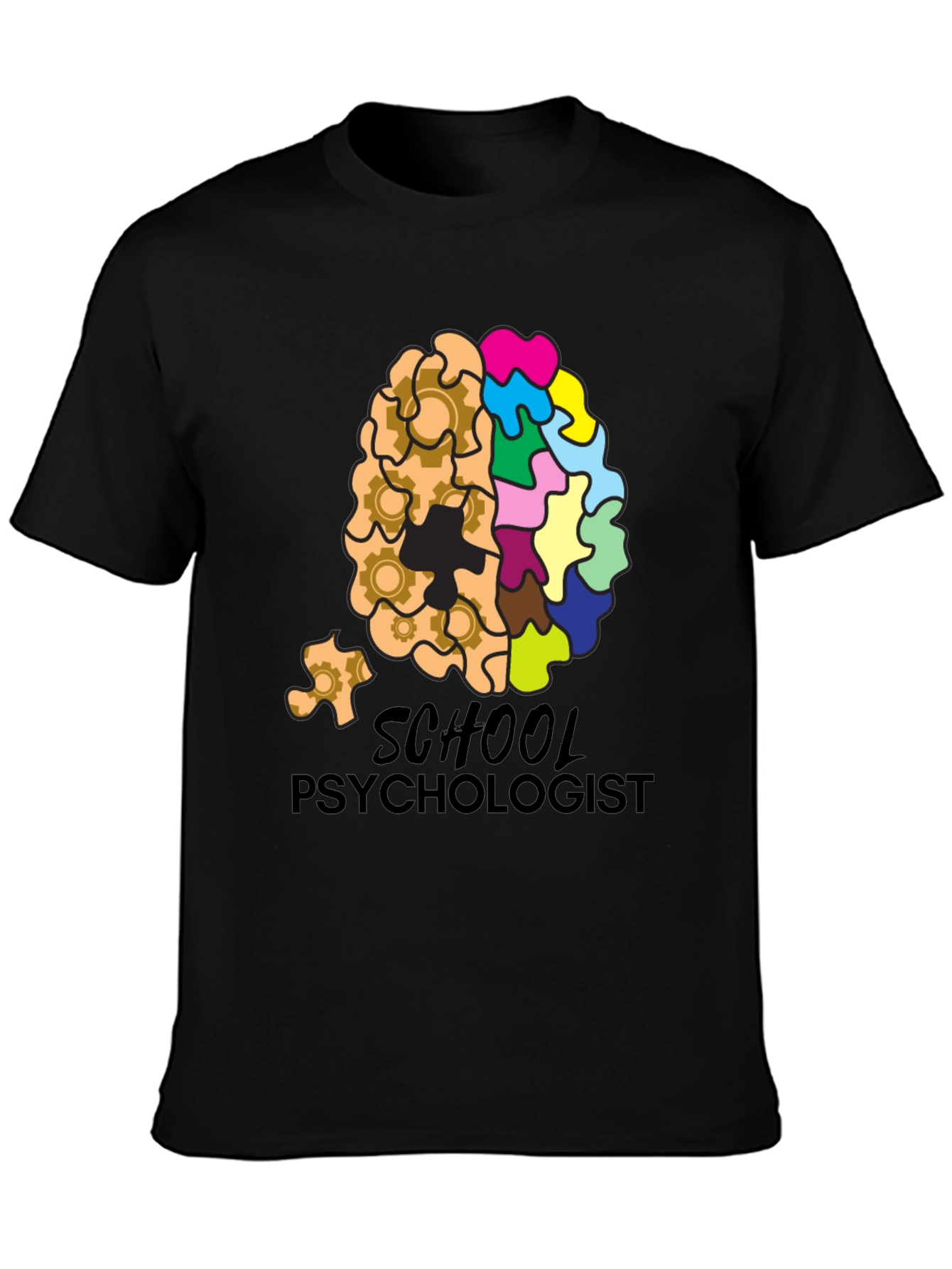 School Psychologist Brain Gear T-Shirt