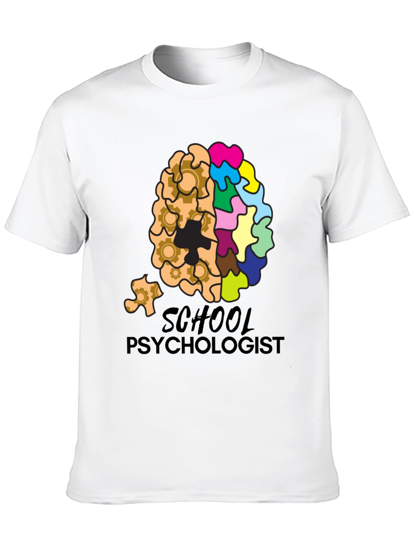 School Psychologist Brain Gear T-Shirt