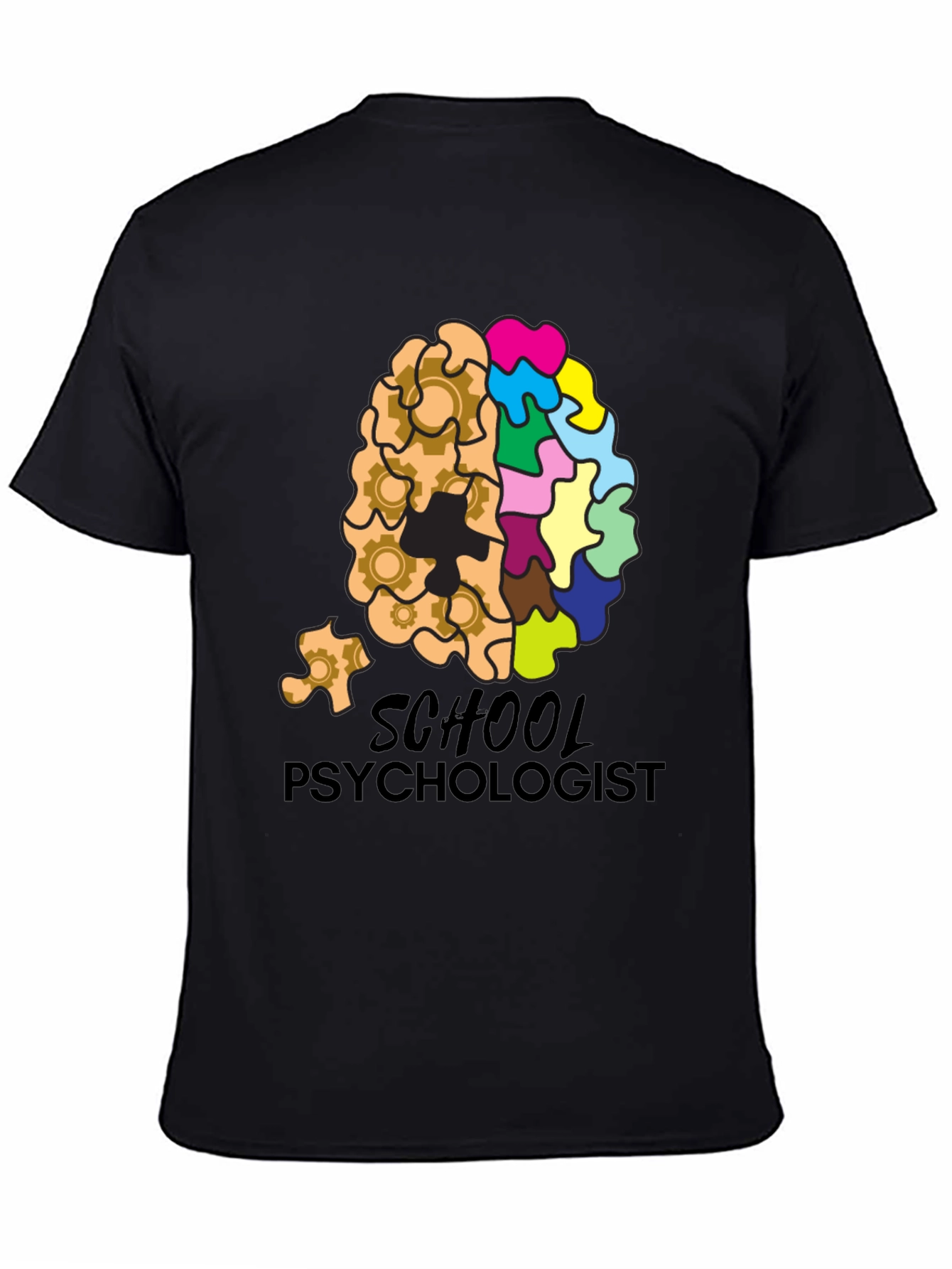 School Psychologist Brain Gear T-Shirt