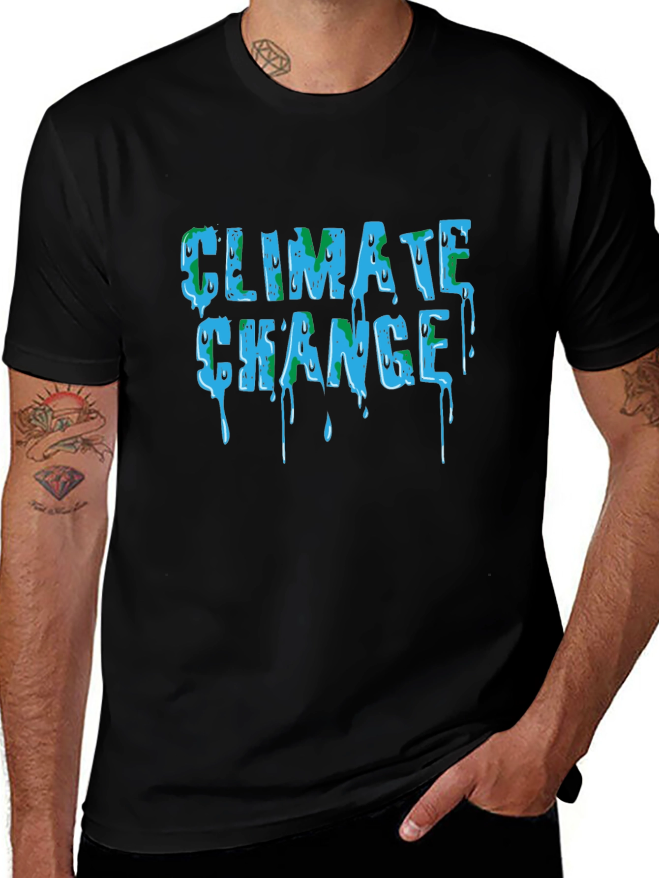 Climate Change Graphic Tee - Eco-Conscious Design