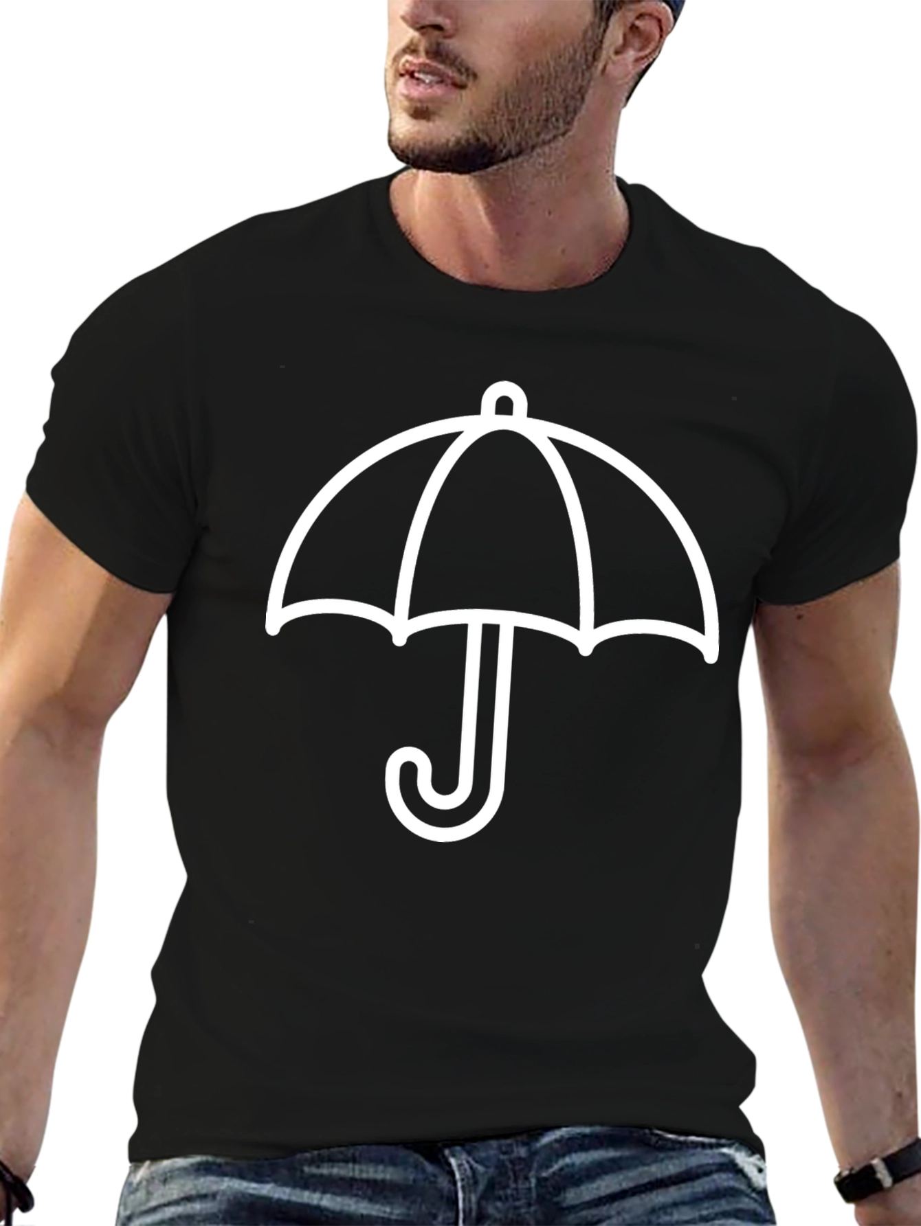 Umbrella Graphic Tee - Classic Black T-Shirt