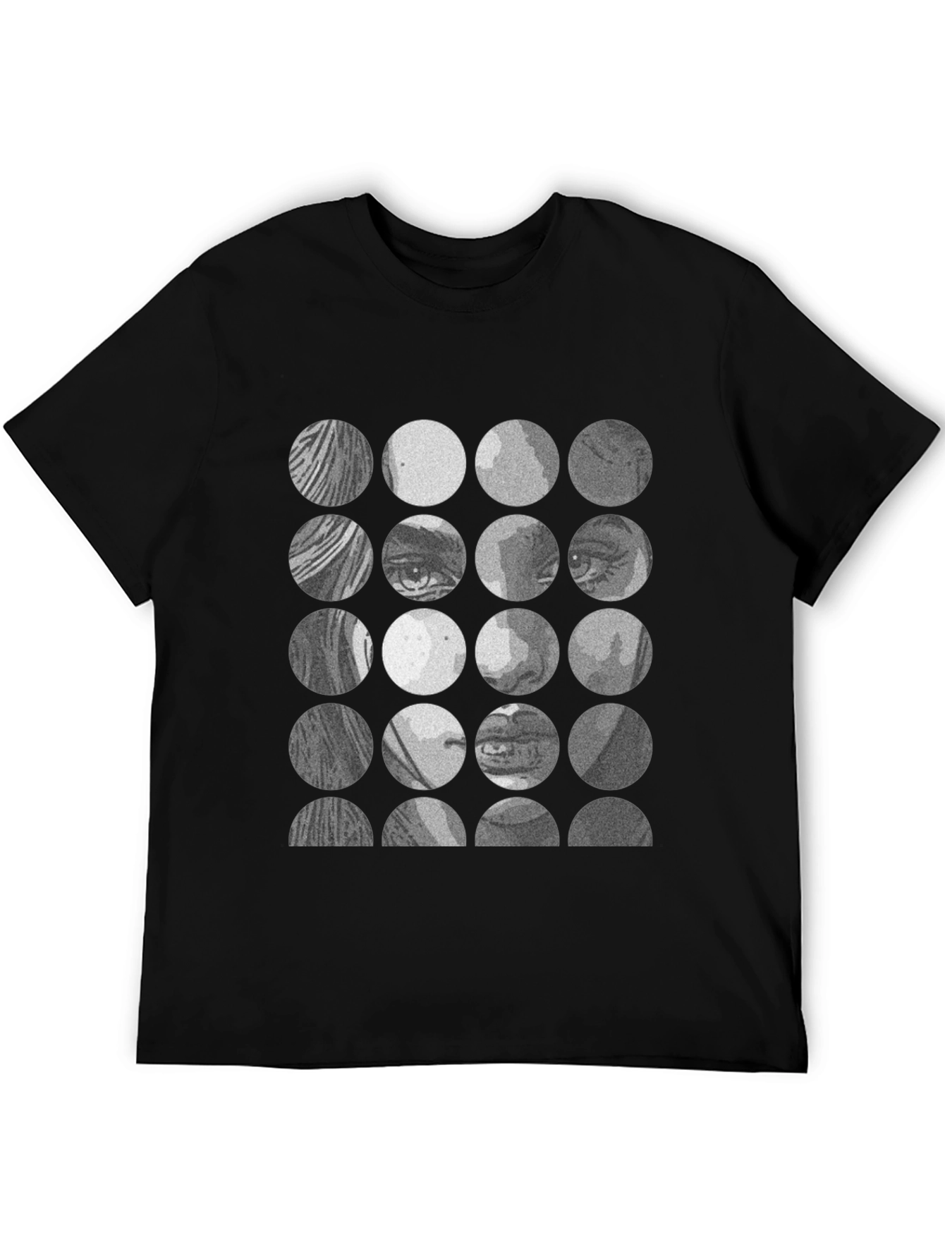 Face Mosaic T-Shirt - Unique Graphic Tee