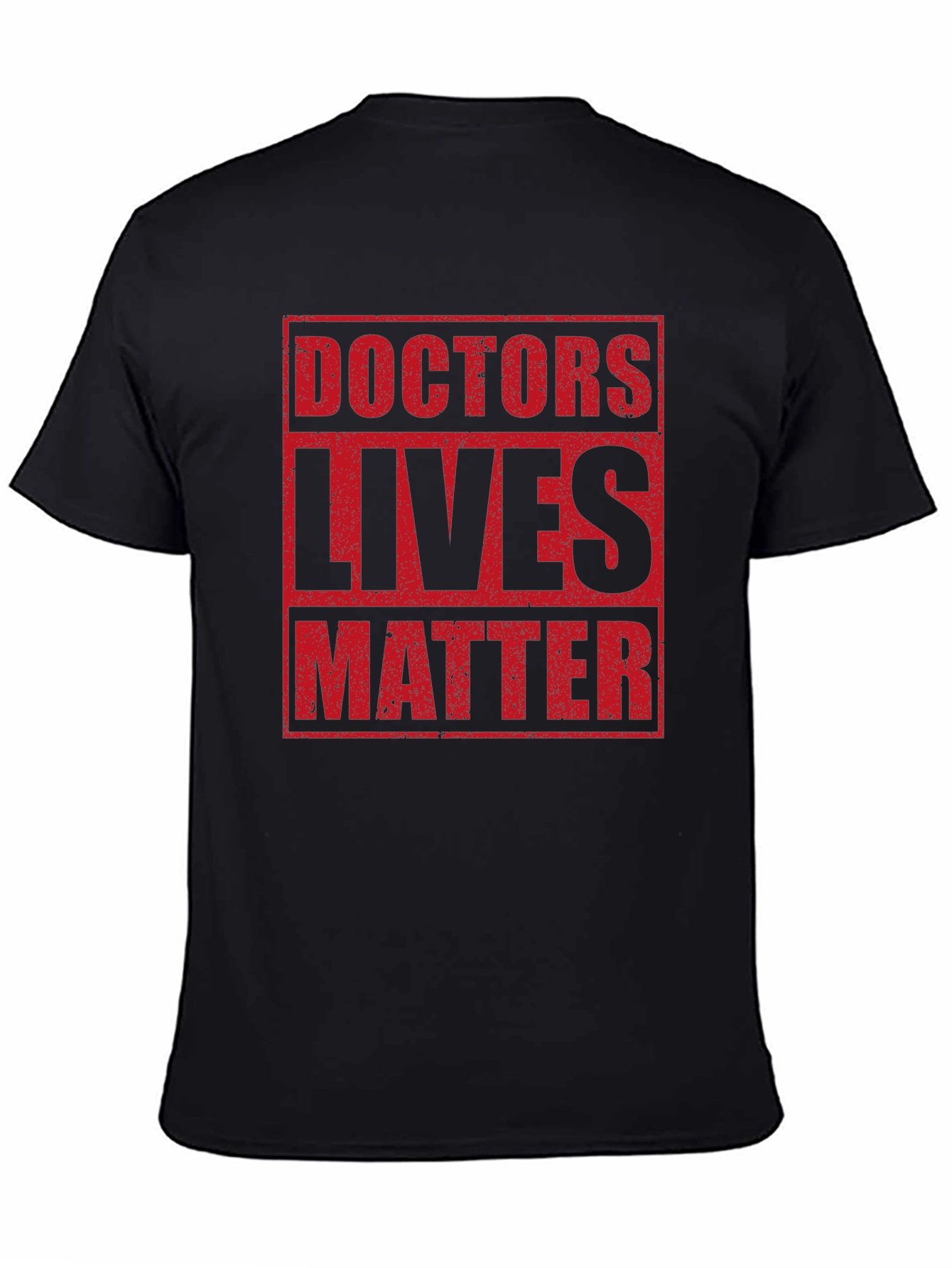 Doctors Lives Matter Graphic Tee - Black