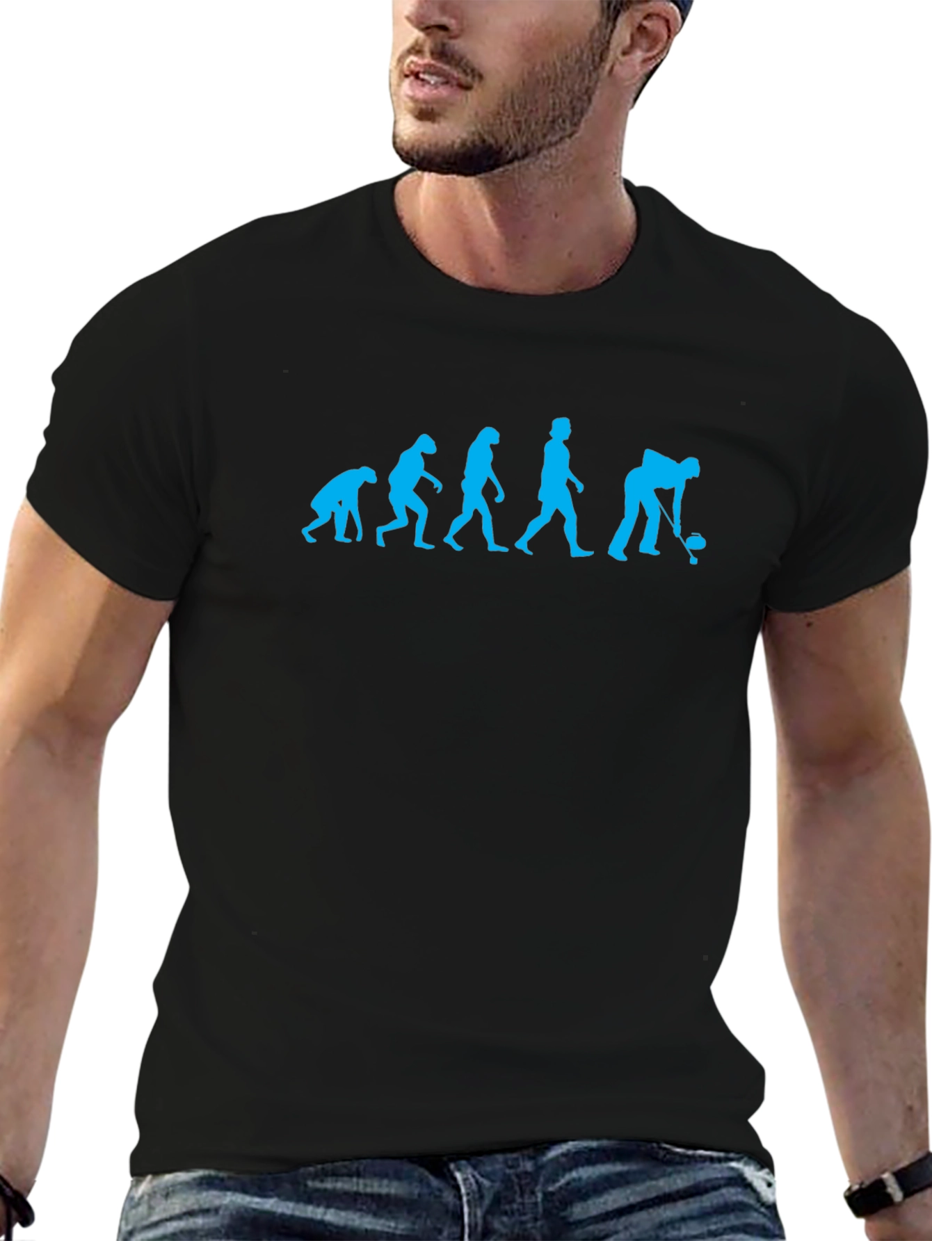 Evolution of Curling T-Shirt