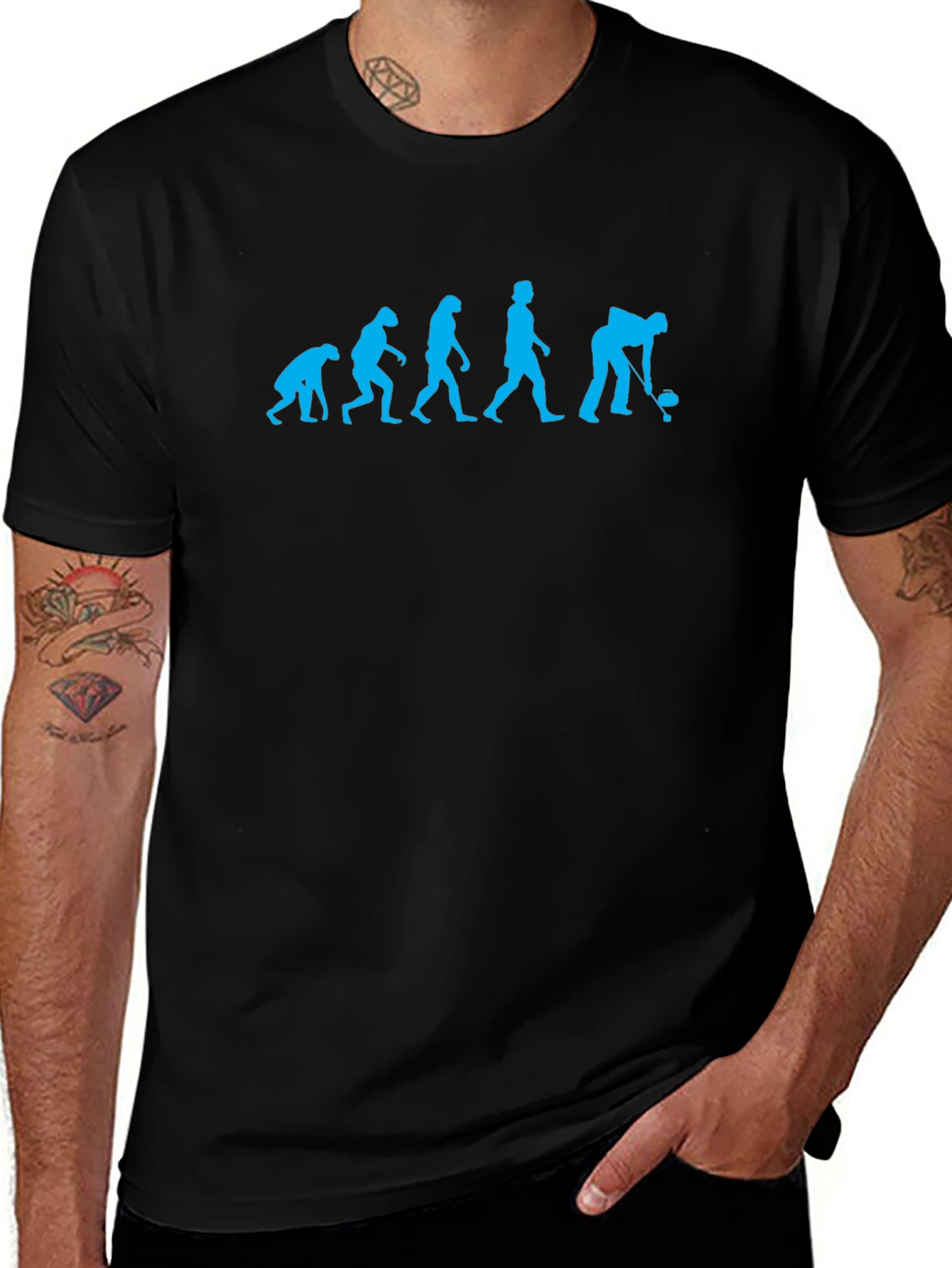 Evolution of Curling T-Shirt