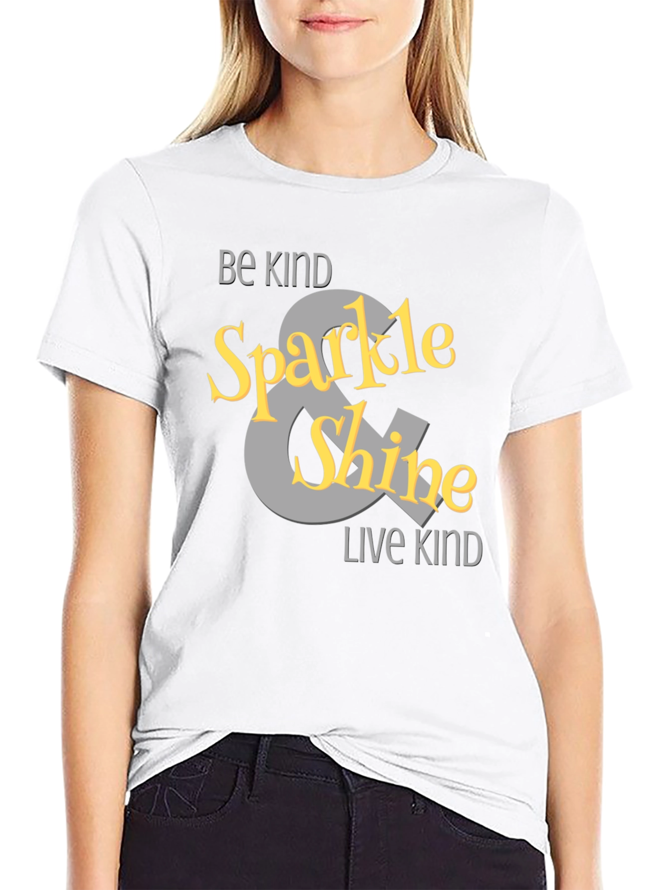 Be Kind Sparkle & Shine Graphic Tee