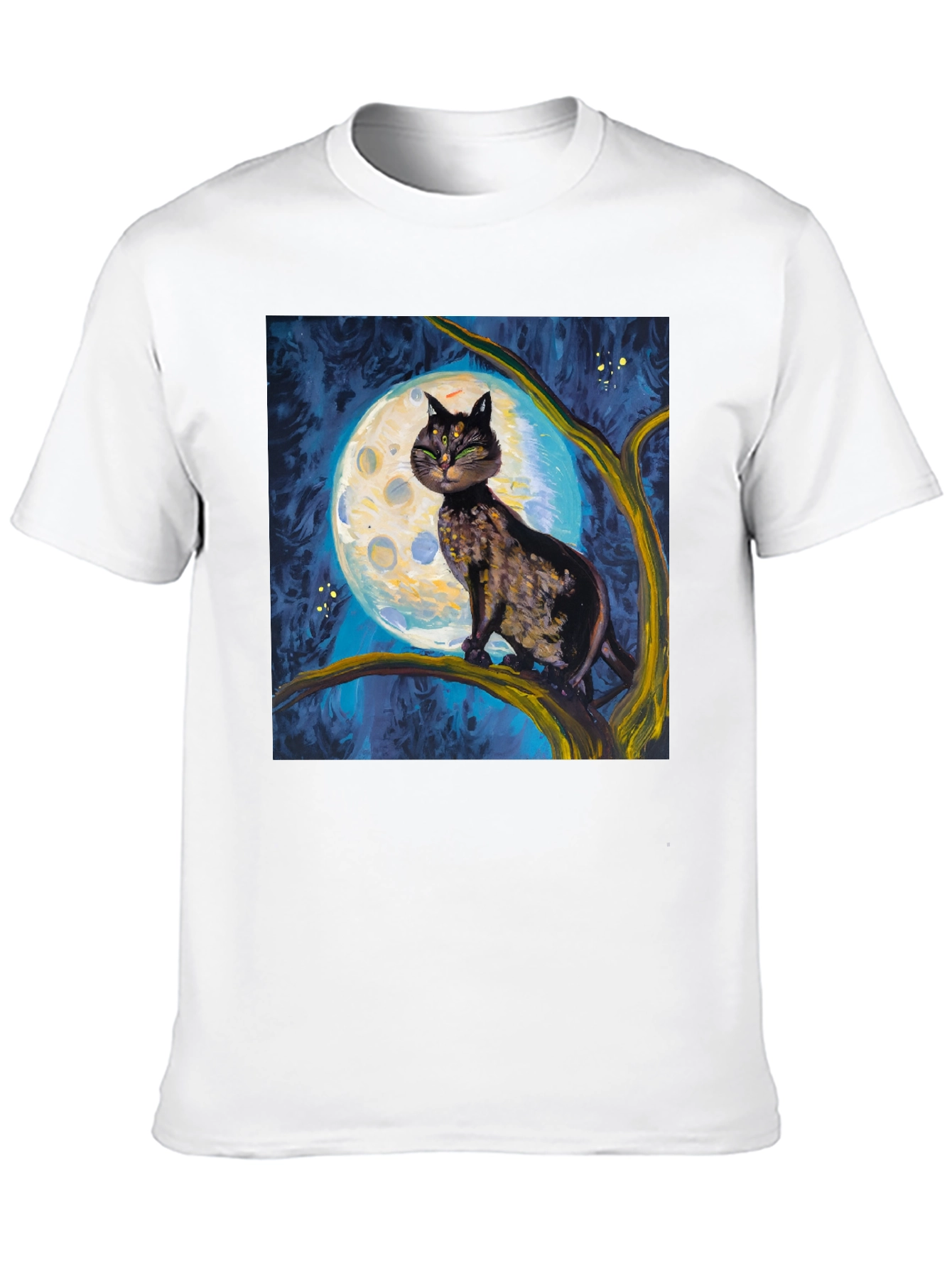 Black Cat Moon T-Shirt