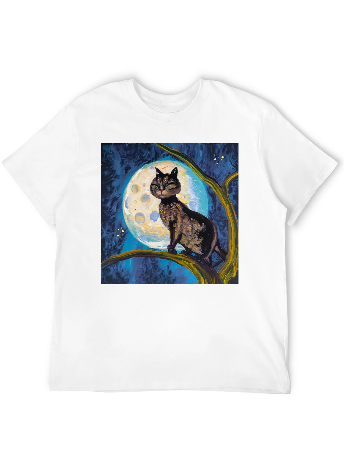 Black Cat Moon T-Shirt