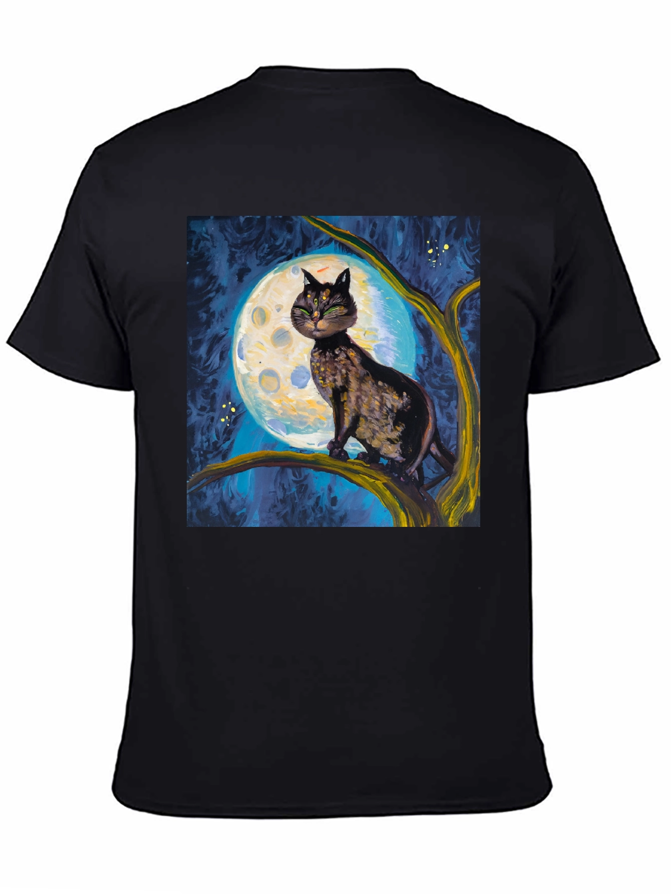 Black Cat Moon T-Shirt
