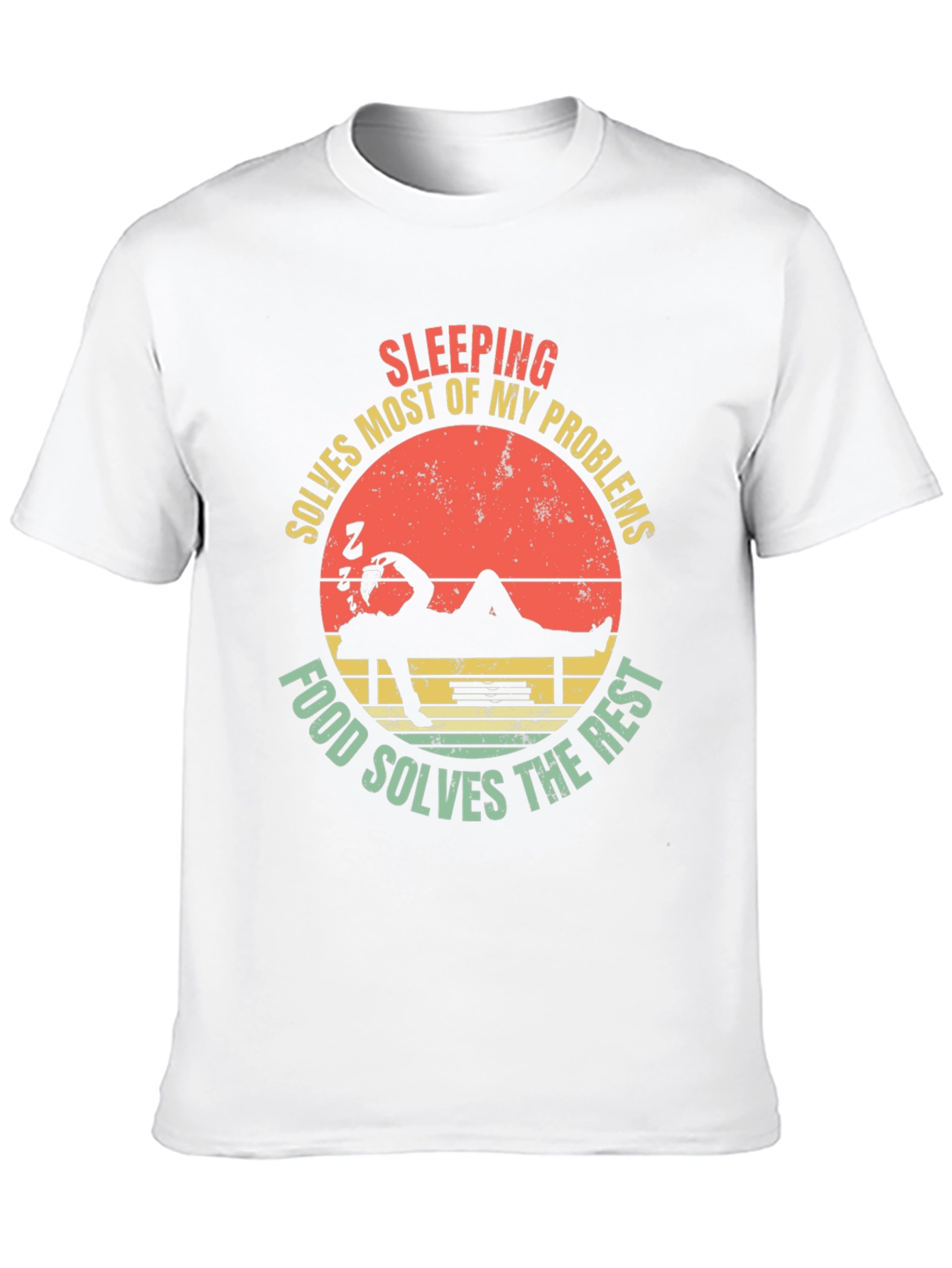 Funny Sleeping Solves Most of My Problems T-Shirt