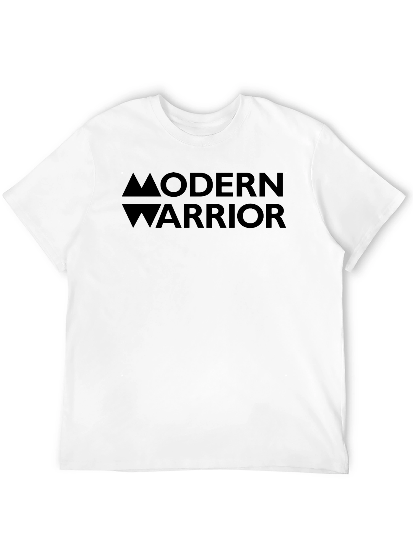 Modern Warrior Black T-Shirt | Stylish Graphic Tee