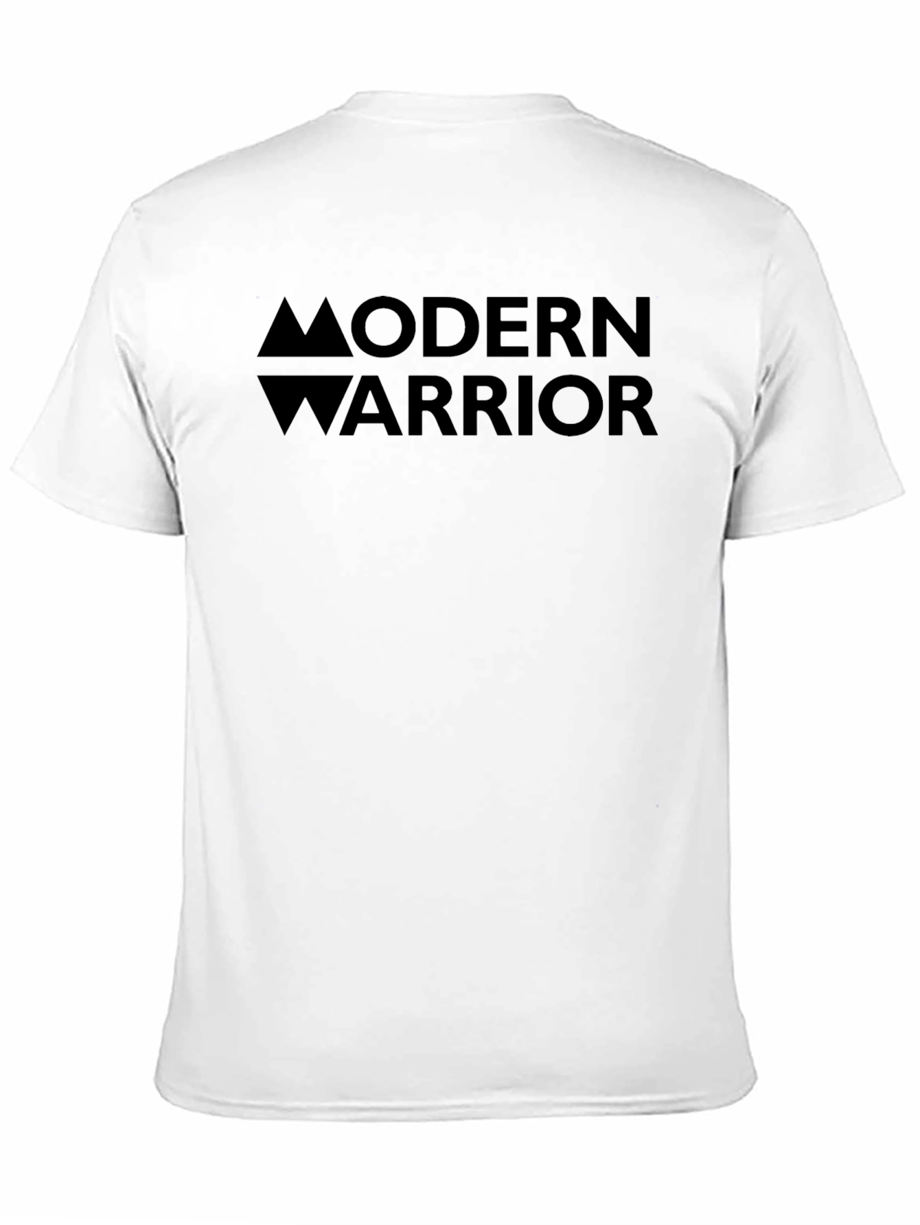 Modern Warrior Black T-Shirt | Stylish Graphic Tee