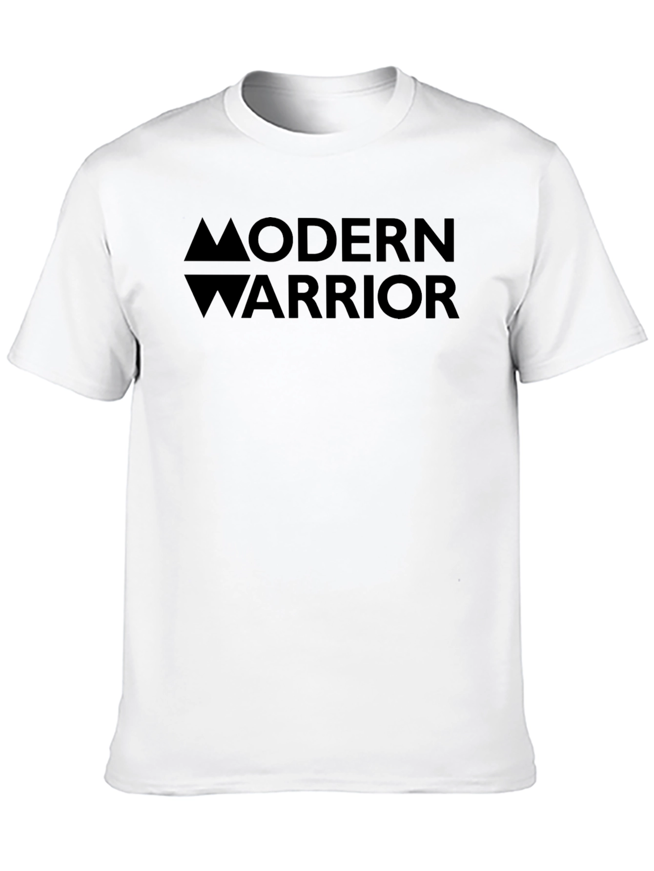 Modern Warrior Black T-Shirt | Stylish Graphic Tee