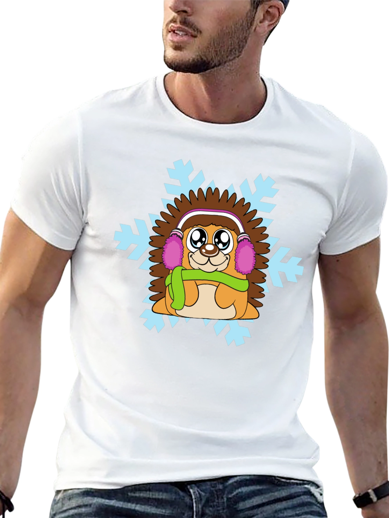Winter Hedgehog Graphic Tee