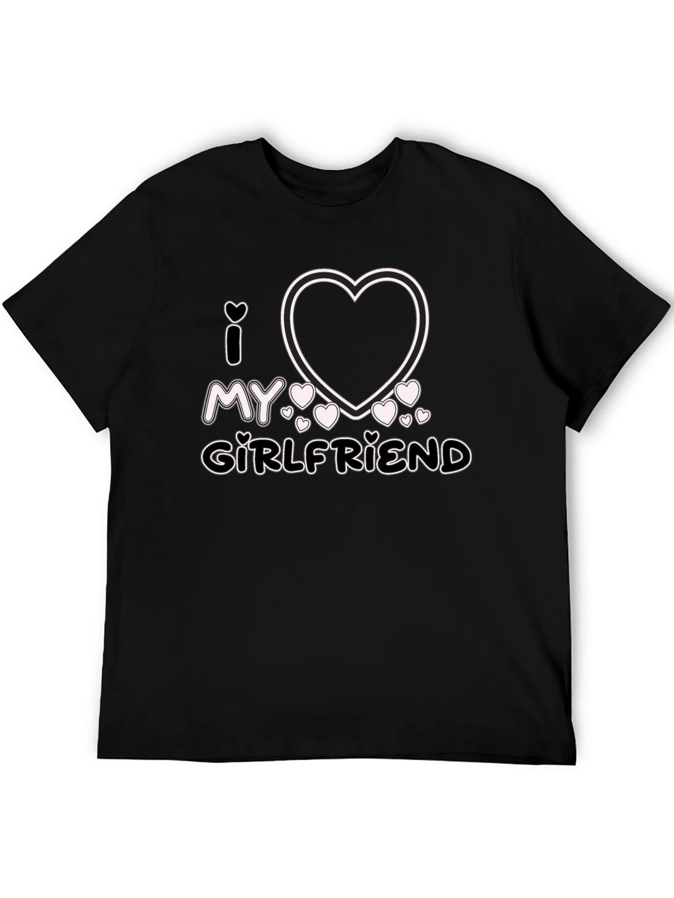 I Heart My Girlfriend T-Shirt - Black