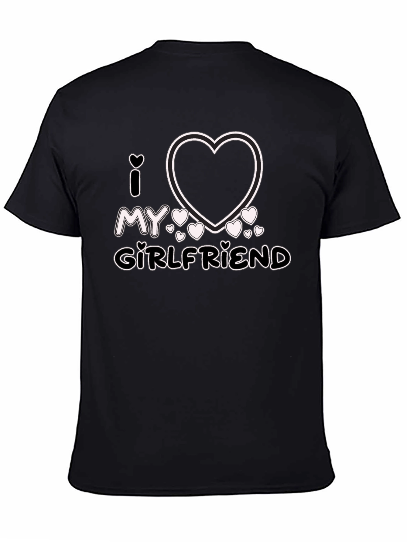 I Heart My Girlfriend T-Shirt - Black