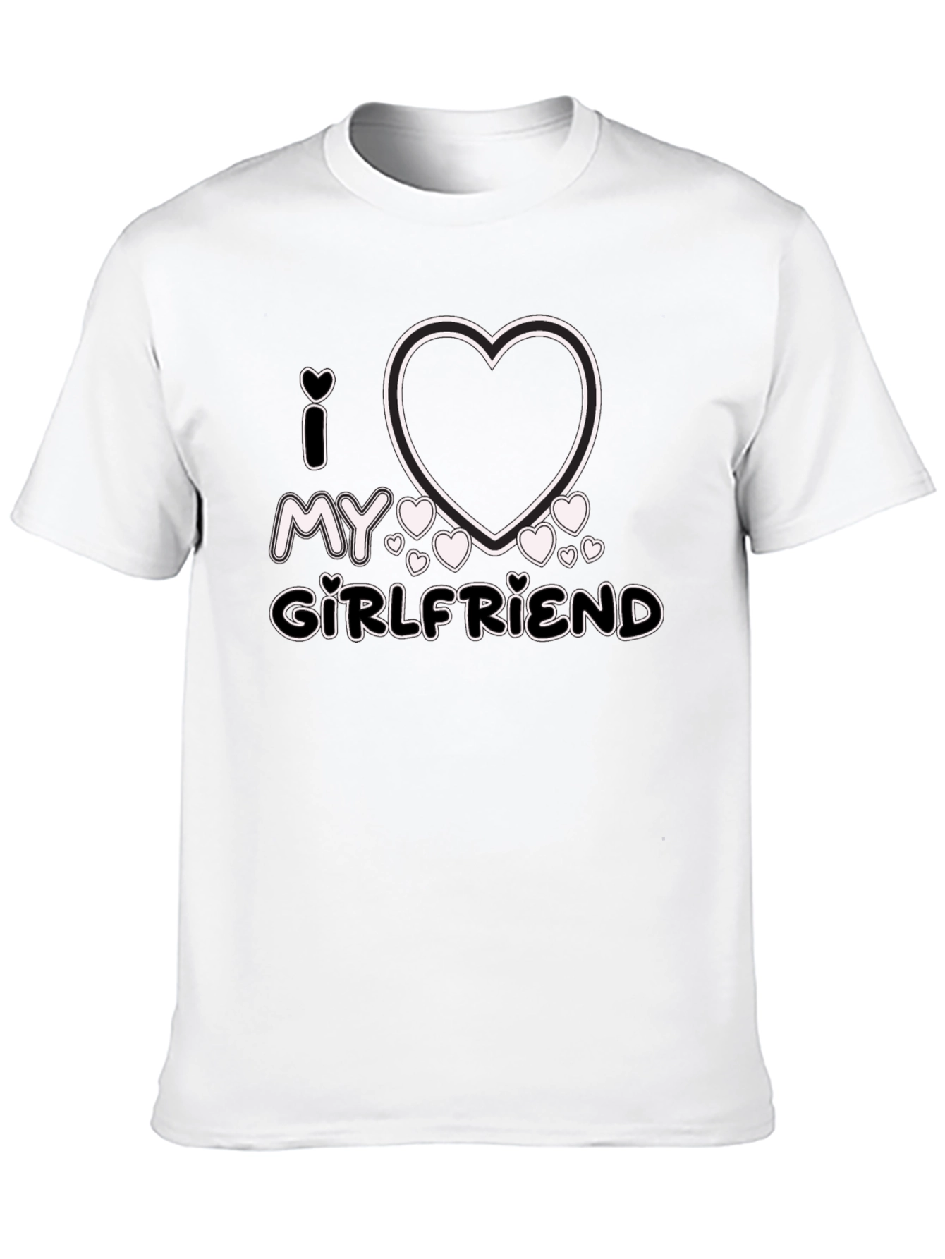 I Heart My Girlfriend T-Shirt - Black