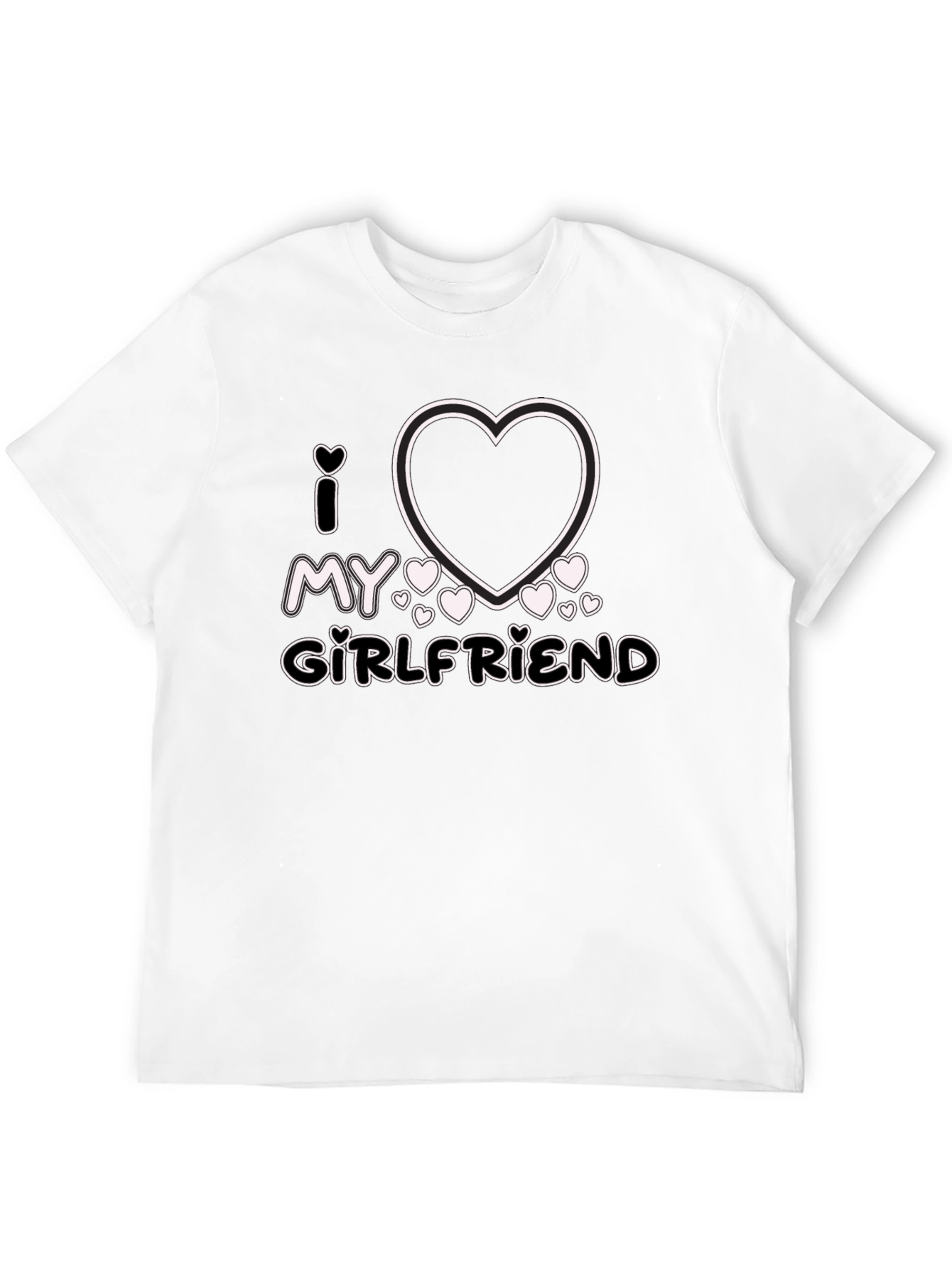 I Heart My Girlfriend T-Shirt - Black