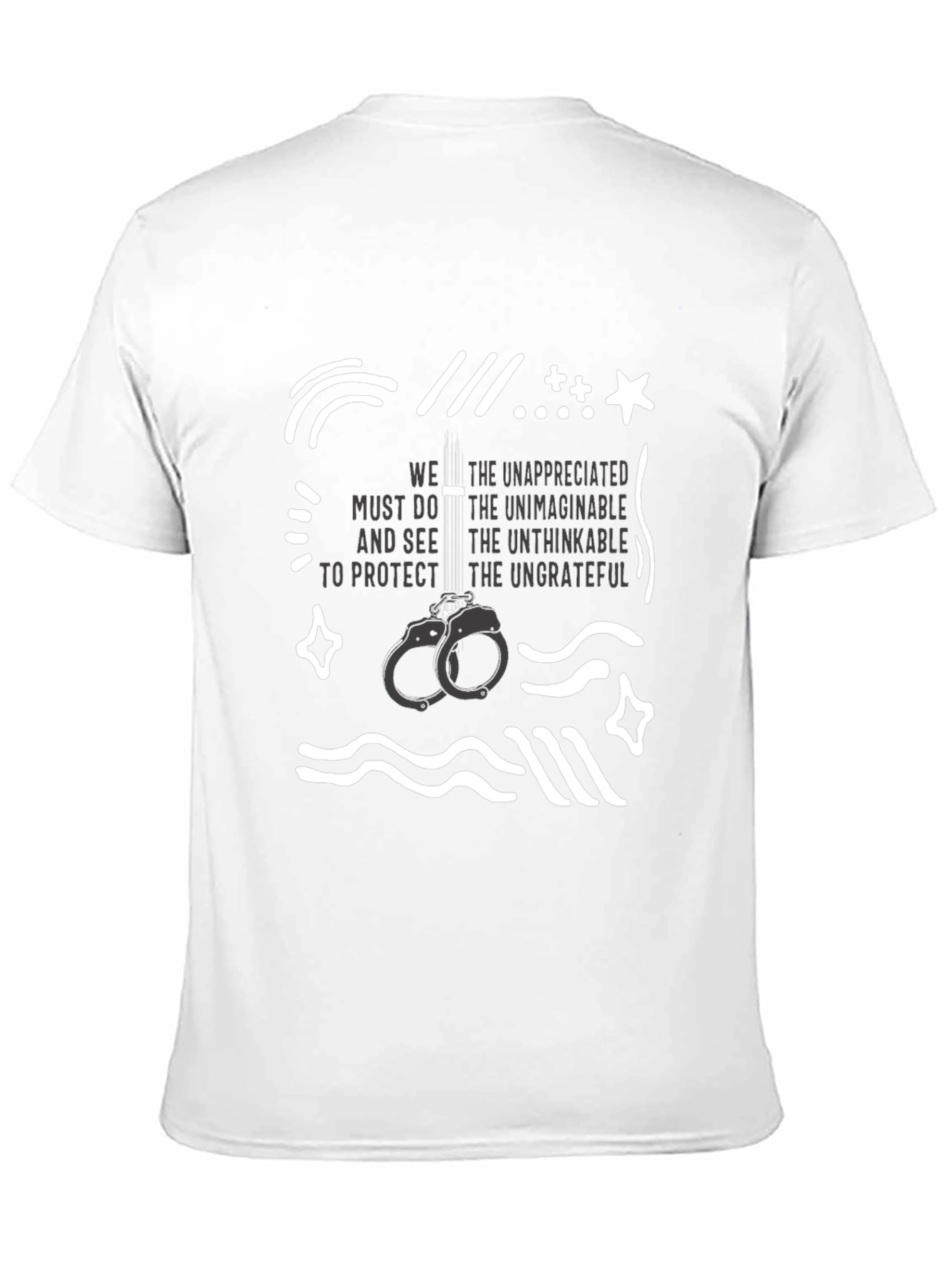 Unappreciated Protector T-Shirt - Black Graphic Tee