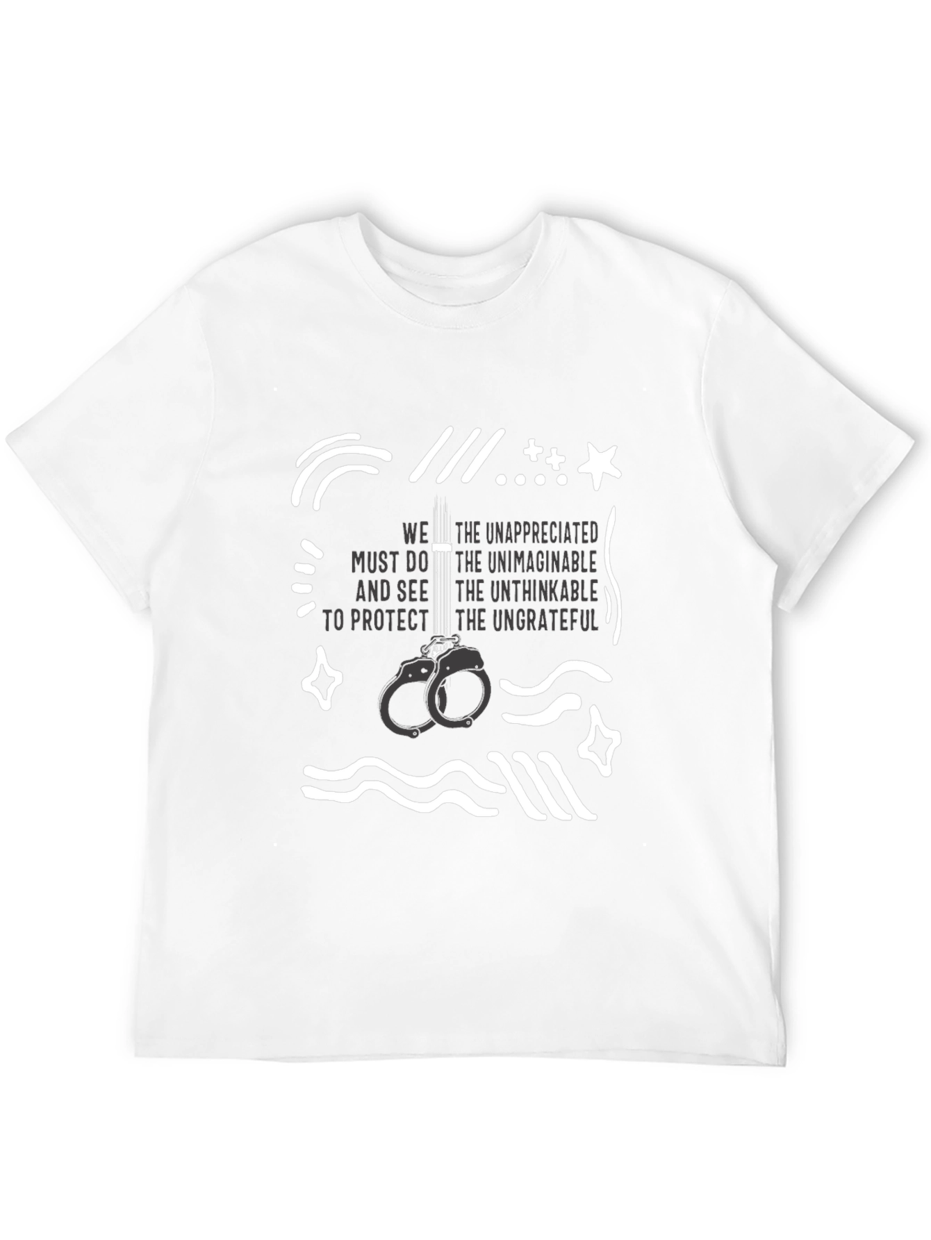 Unappreciated Protector T-Shirt - Black Graphic Tee