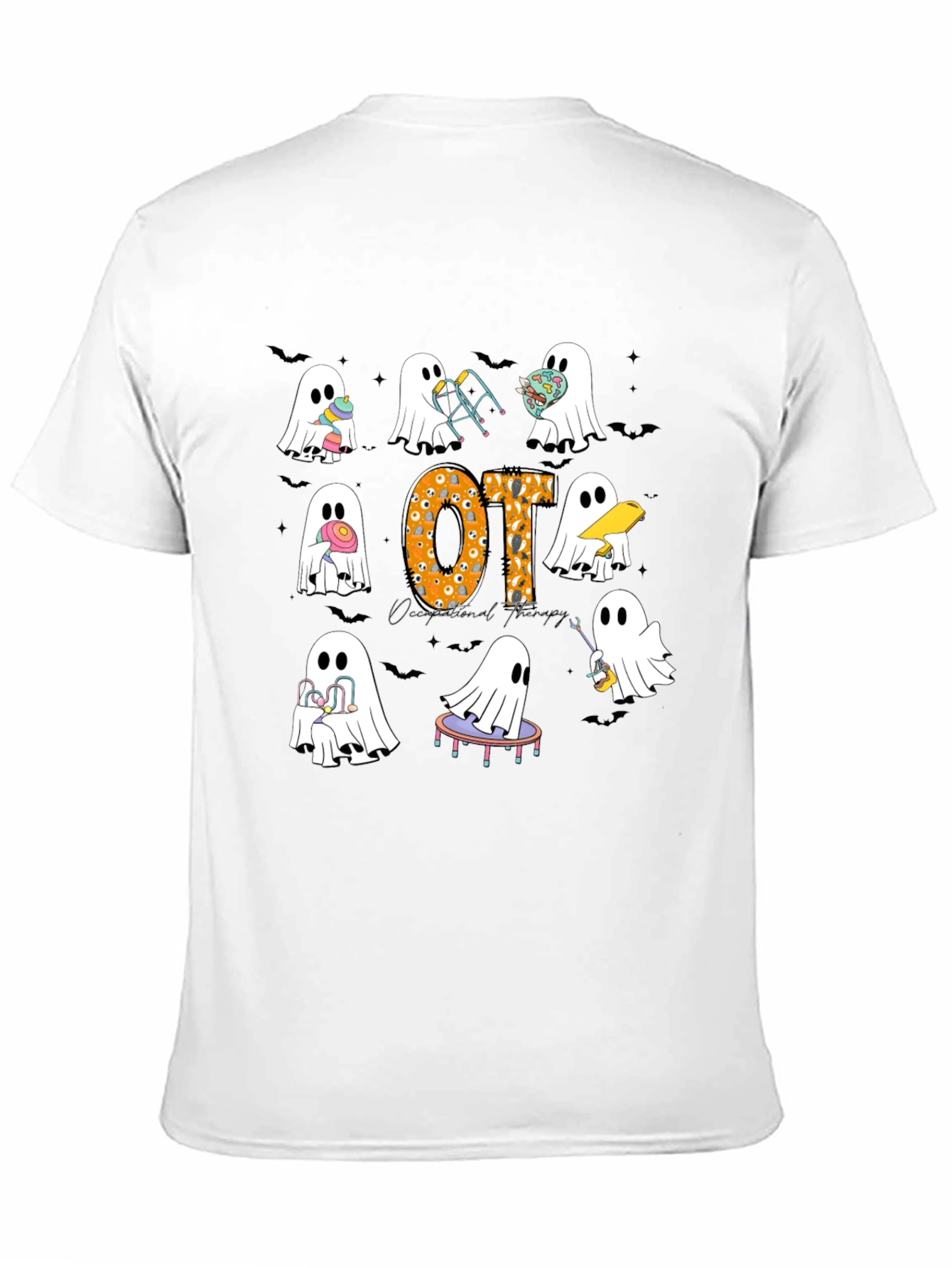 Occupational Therapy Halloween Ghost T-Shirt