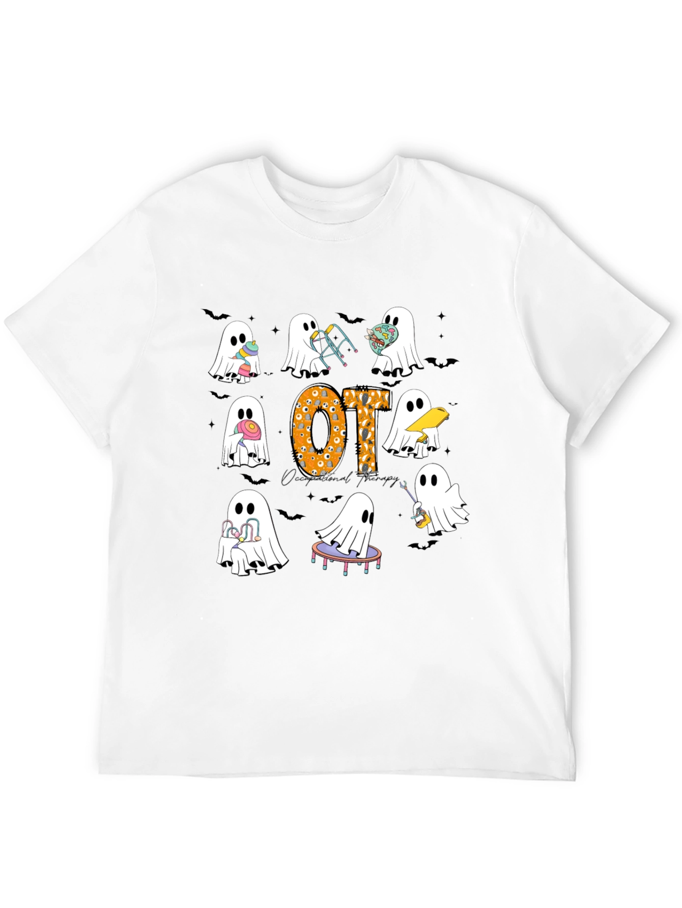 Occupational Therapy Halloween Ghost T-Shirt
