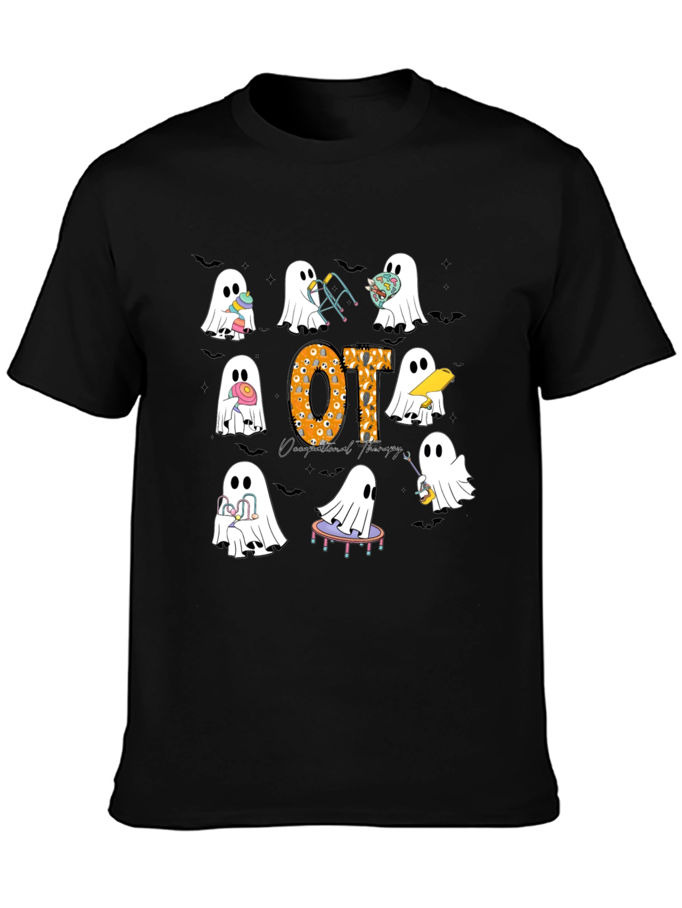 Occupational Therapy Halloween Ghost T-Shirt
