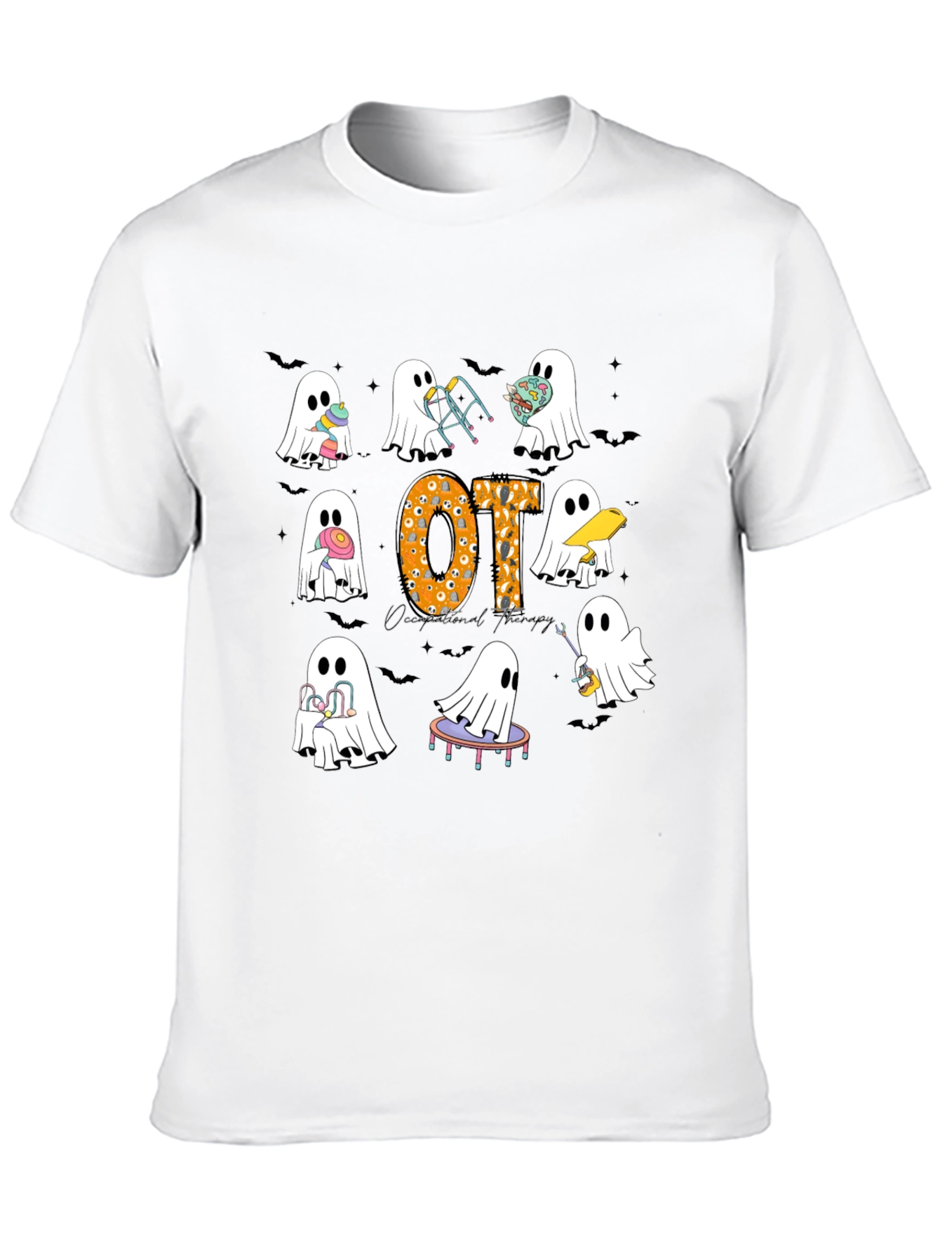 Occupational Therapy Halloween Ghost T-Shirt