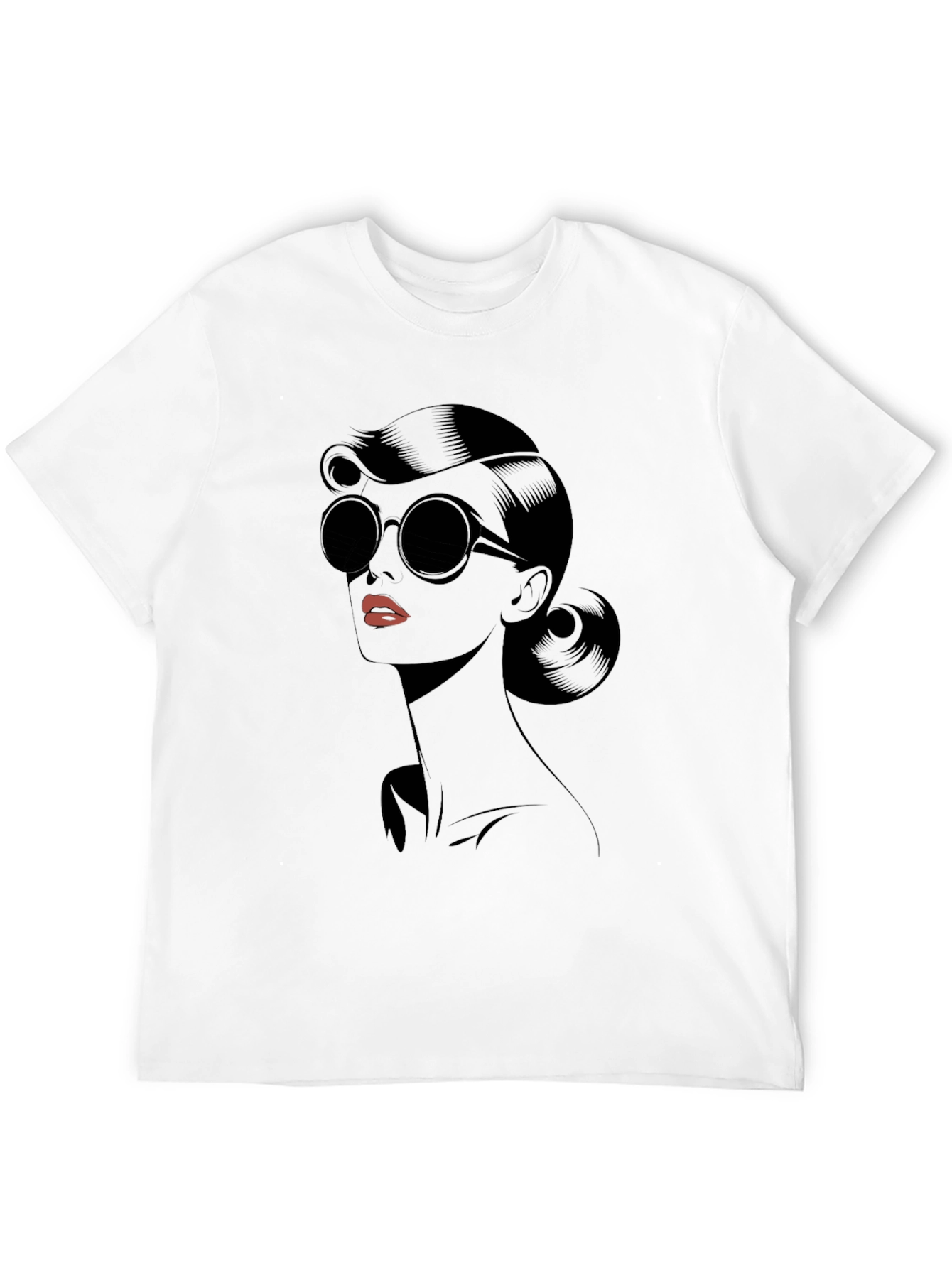 Retro Glam T-Shirt - Chic Graphic Tee