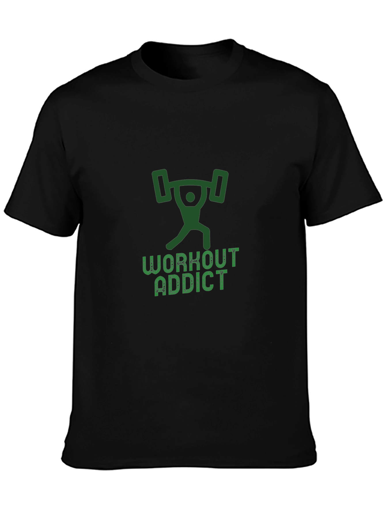 Workout Addict Black T-Shirt