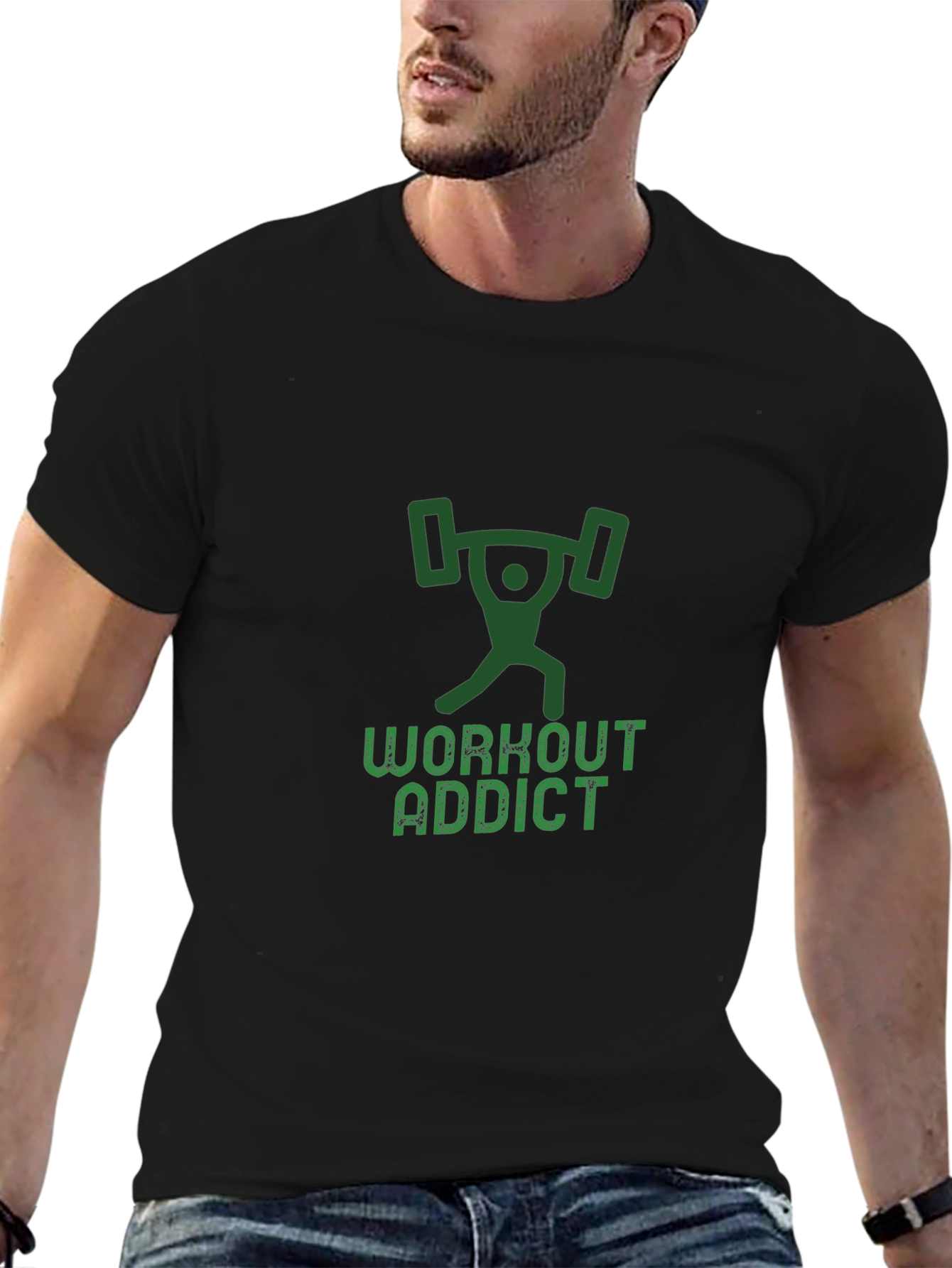 Workout Addict Black T-Shirt