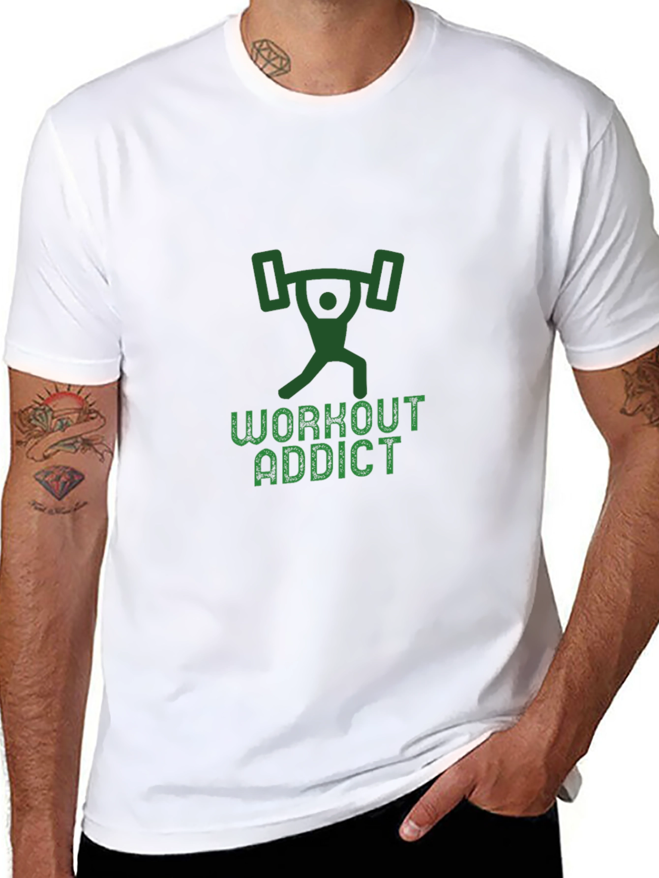Workout Addict Black T-Shirt