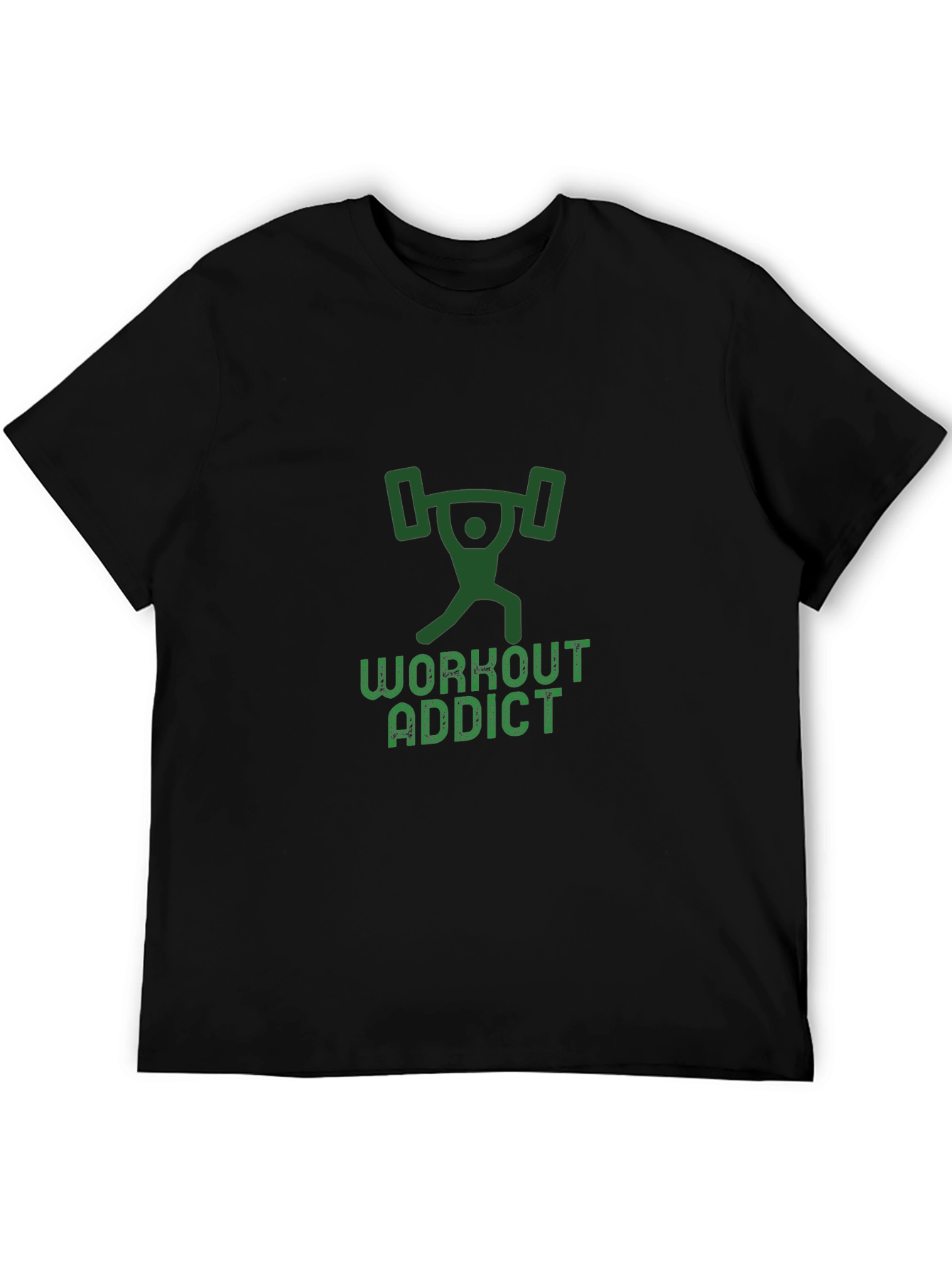 Workout Addict Black T-Shirt