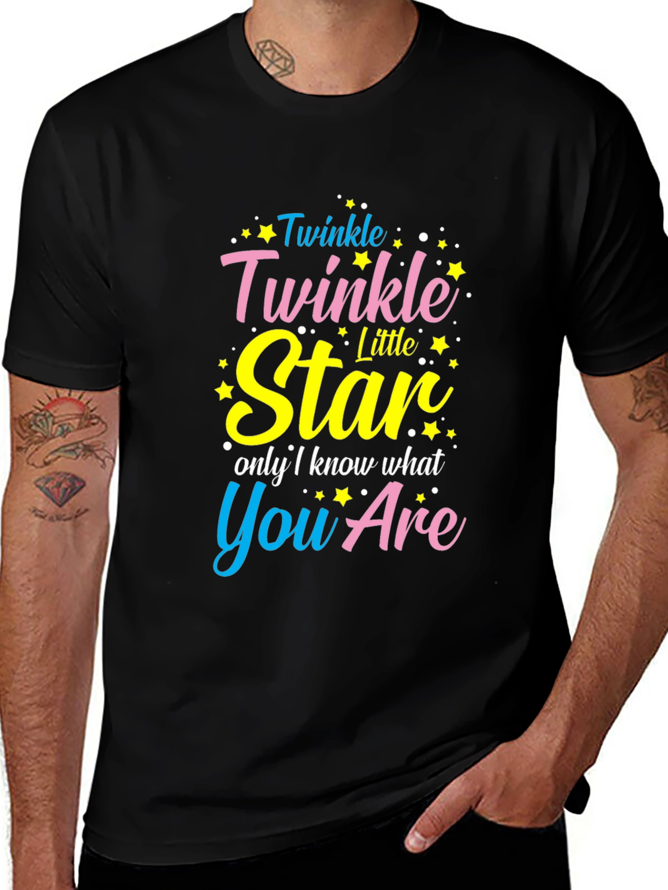 Twinkle Star T-Shirt - Gender Reveal Party Tee