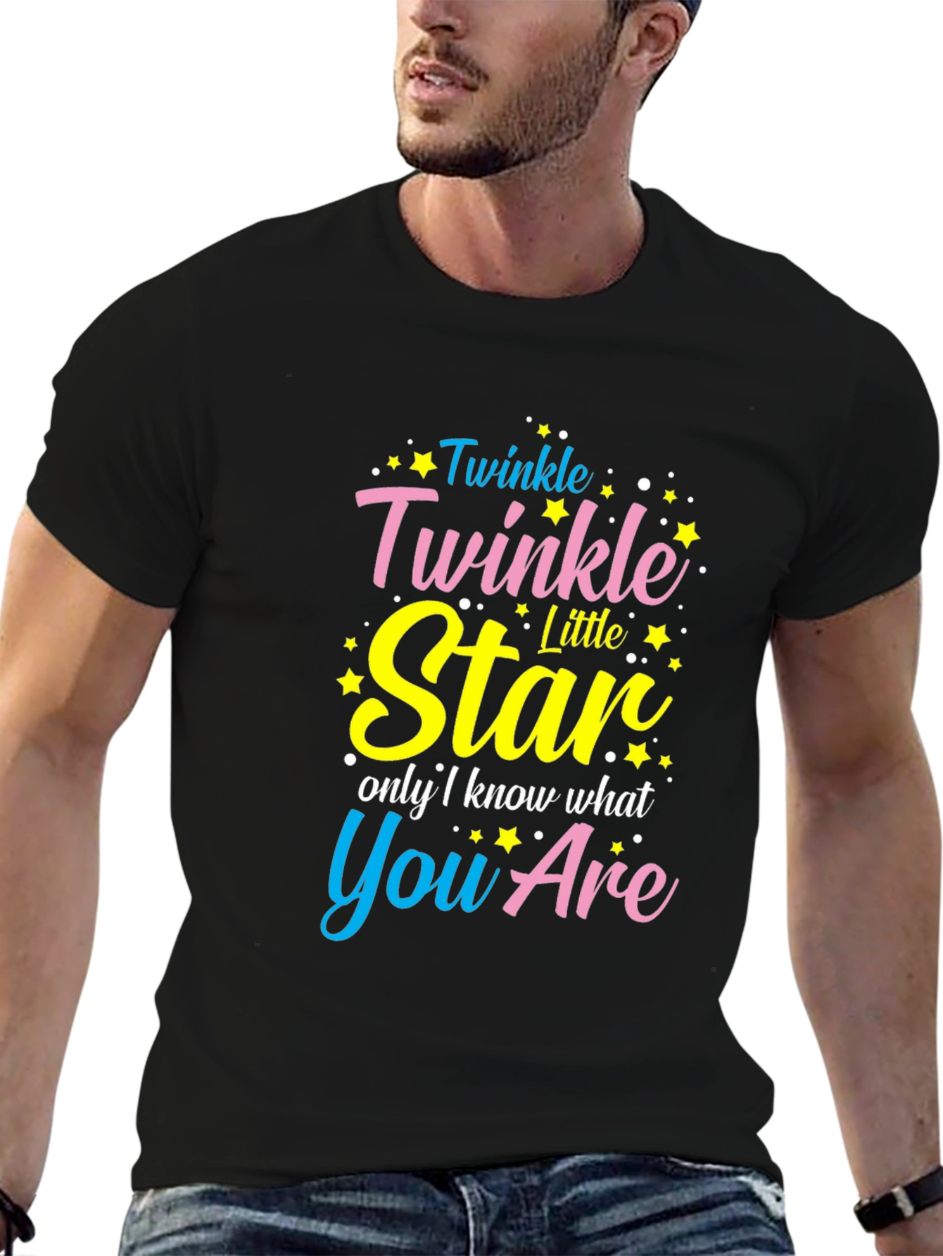 Twinkle Star T-Shirt - Gender Reveal Party Tee