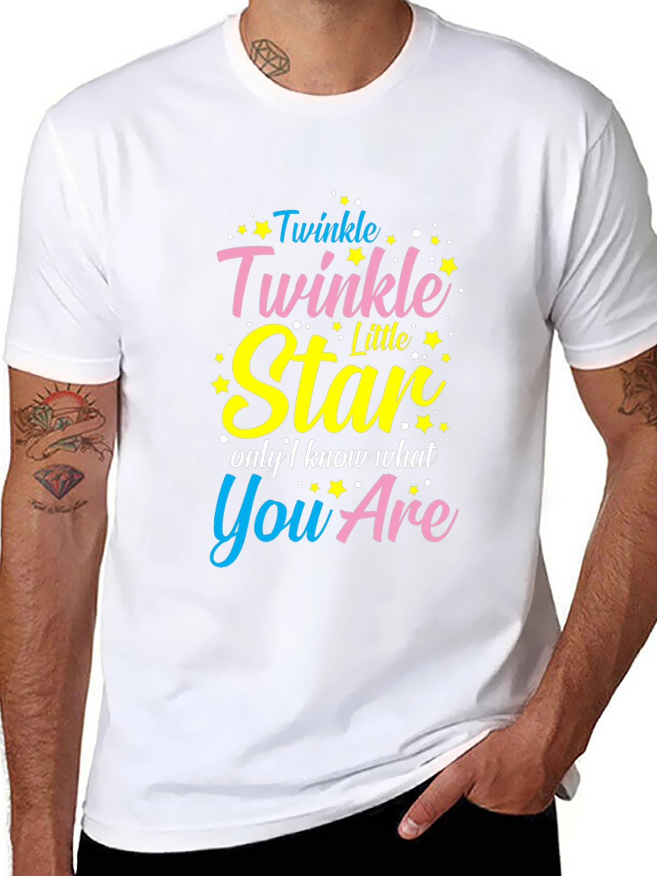Twinkle Star T-Shirt - Gender Reveal Party Tee