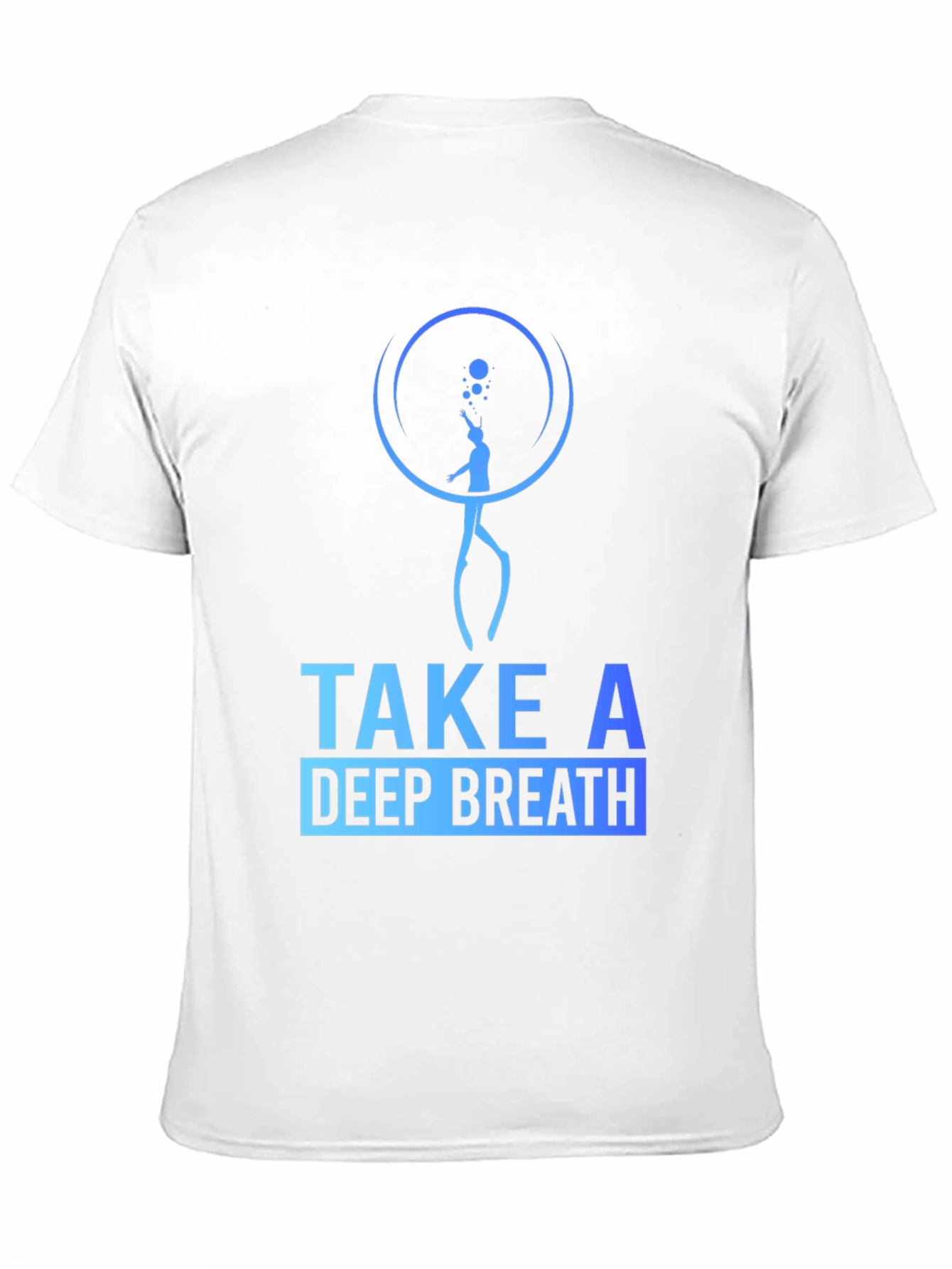 Take a Deep Breath Black Graphic Tee