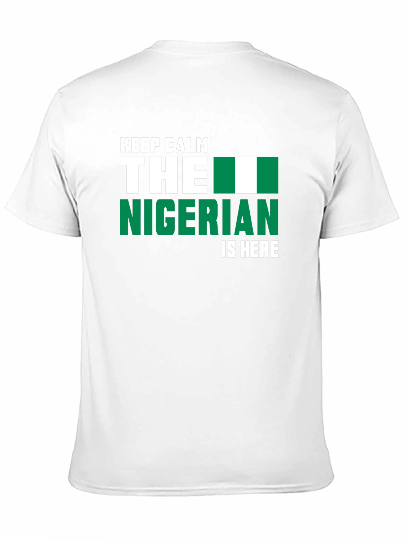 Keep Calm Nigerian Is Here T-Shirt - Black